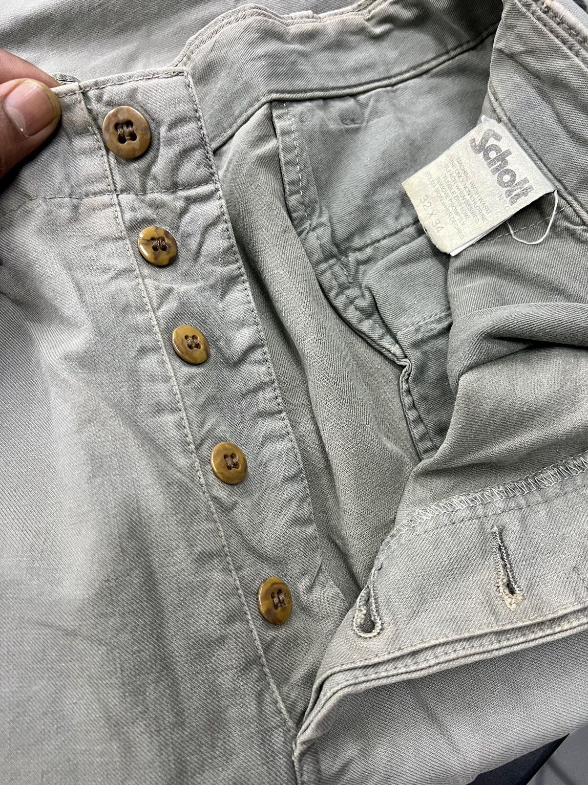 Schott VINTAGE SCHOTT N.Y.C BAGGY PANTS Y2K STYLE Size US 32 / EU 48 - 6 Thumbnail
