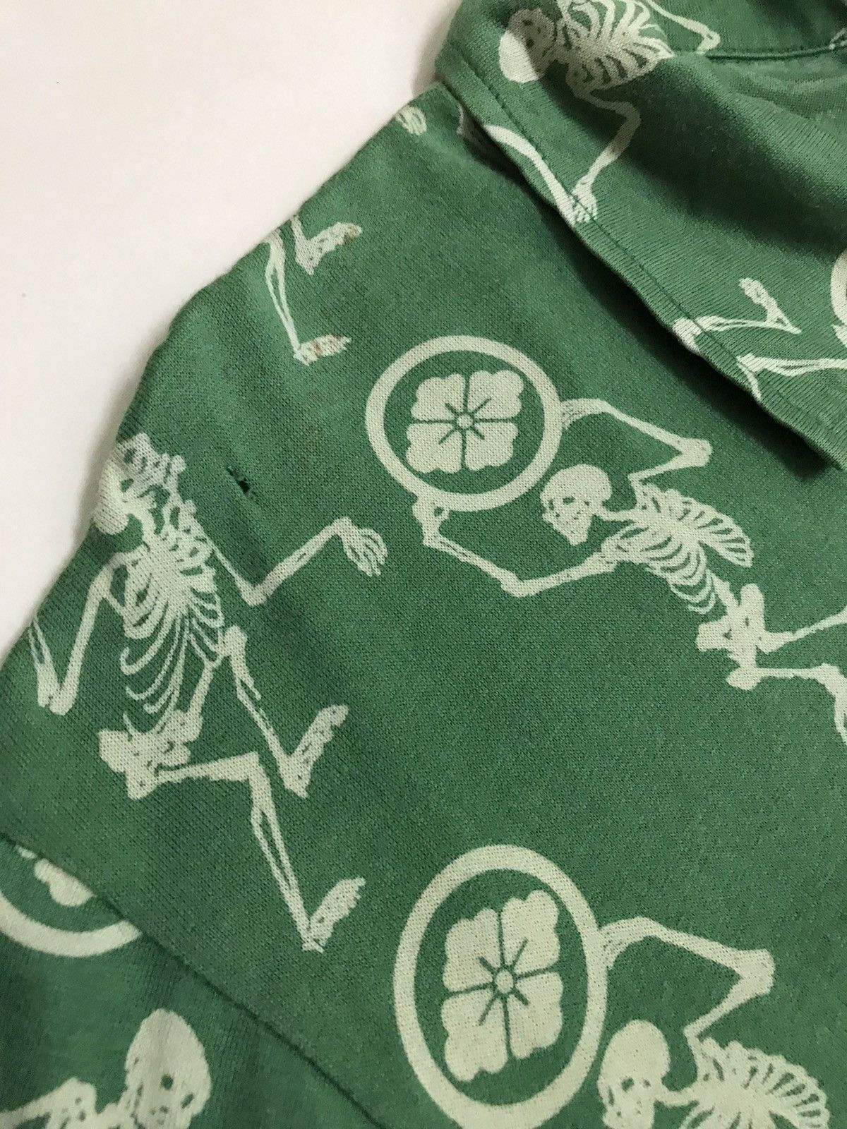 Evisu Rare Evisu Hidehiko Yamane Skull Printed Polo Shirt Size US L / EU 52-54 / 3 - 7 Thumbnail