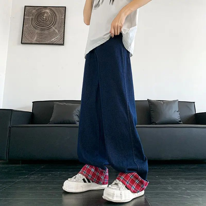 Japanese Brand Retro loose straight leg micro flared jeans Size US 32 / EU 48 - 2 Thumbnail