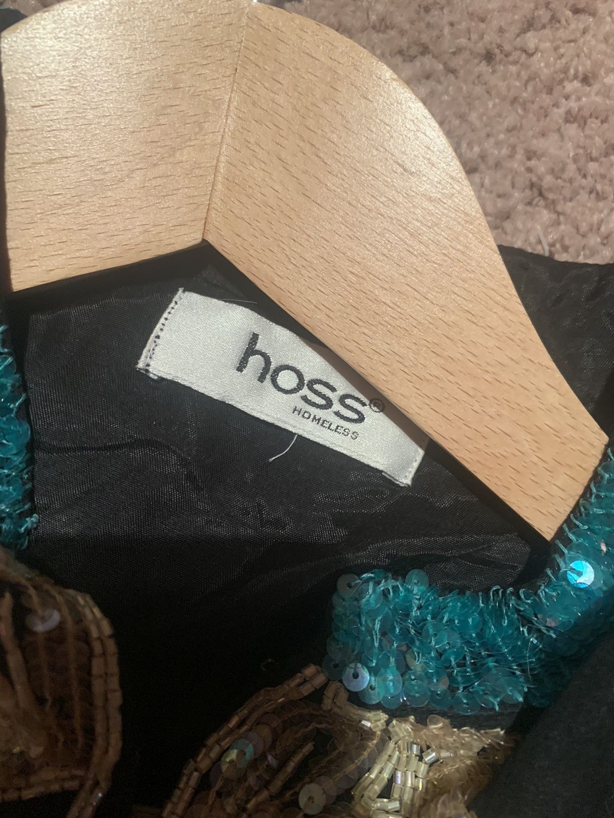 Hoss Intropia Hoss Sequined Long Coat Size M / US 6-8 / IT 42-44 - 2 Thumbnail