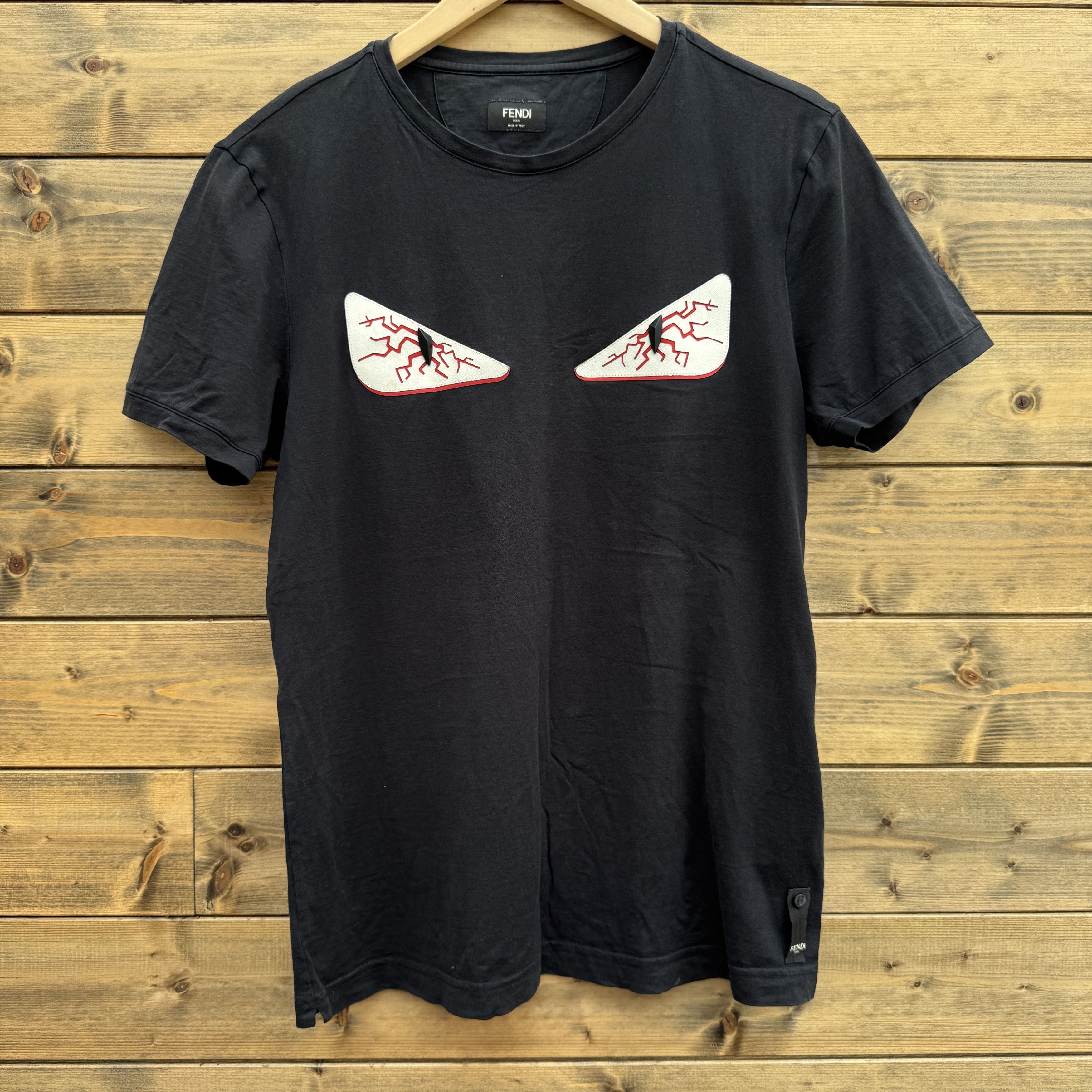 Fendi Fendi black bag bugs zip mouth t-shirt | Grailed