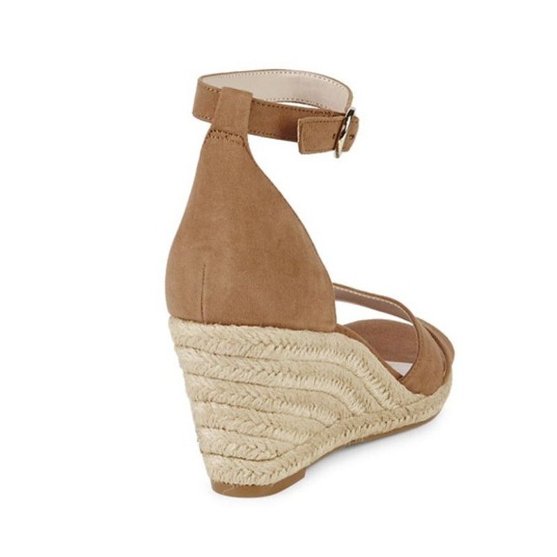 Nine West NINE WEST Womens NEW Jeranna Suede Wedge Sandals / Size 10 Size US 10 / IT 40 - 3 Thumbnail