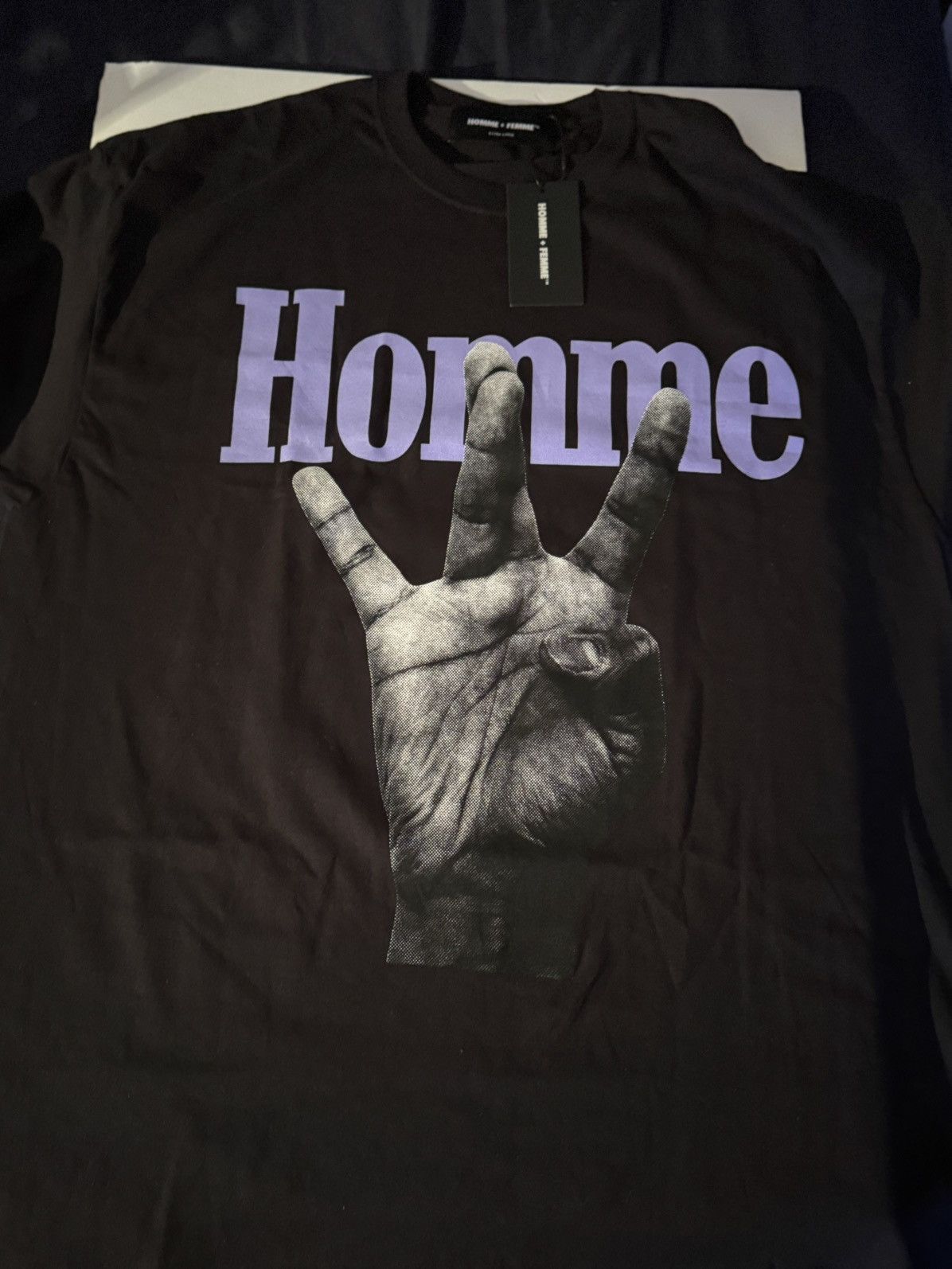 Homme + Femme La Homme Femme LA Westside Finger Tee Size US XL / EU 56 / 4 - 2 Thumbnail
