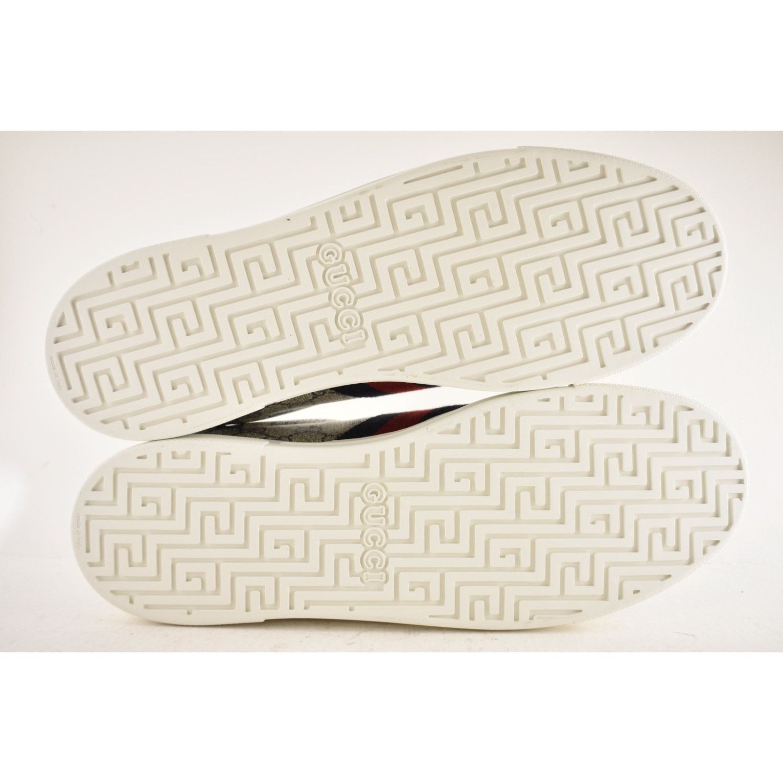 Gucci Gucci Ace GG Logo Supreme Canvas Beige Blue Silver Size US 13 / EU 46 - 17 Thumbnail