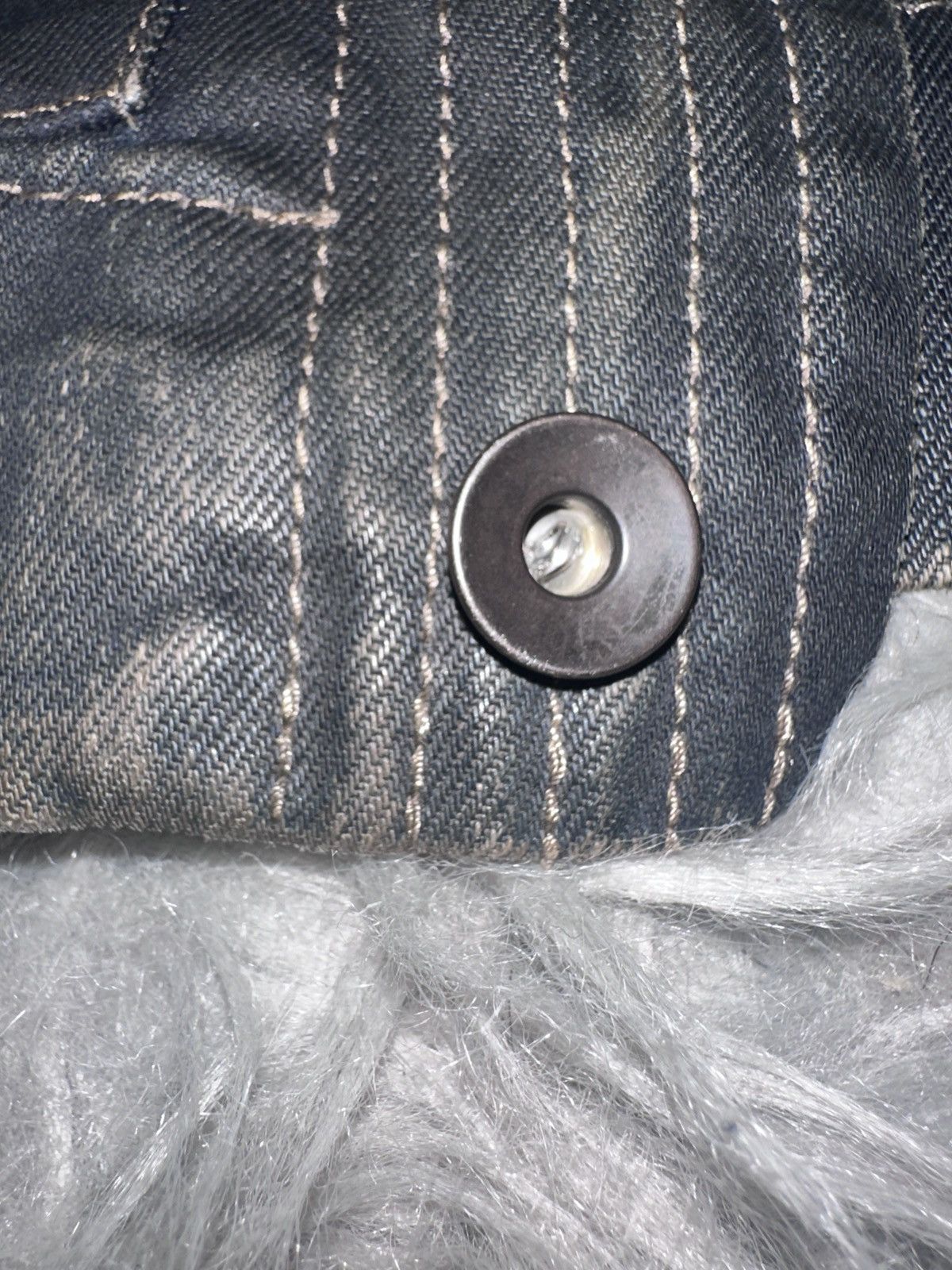 Rick Owens Drkshdw Rick Owens Hybrid Waxed Denim Leather Jacket Size US S / EU 44-46 / 1 - 5 Thumbnail