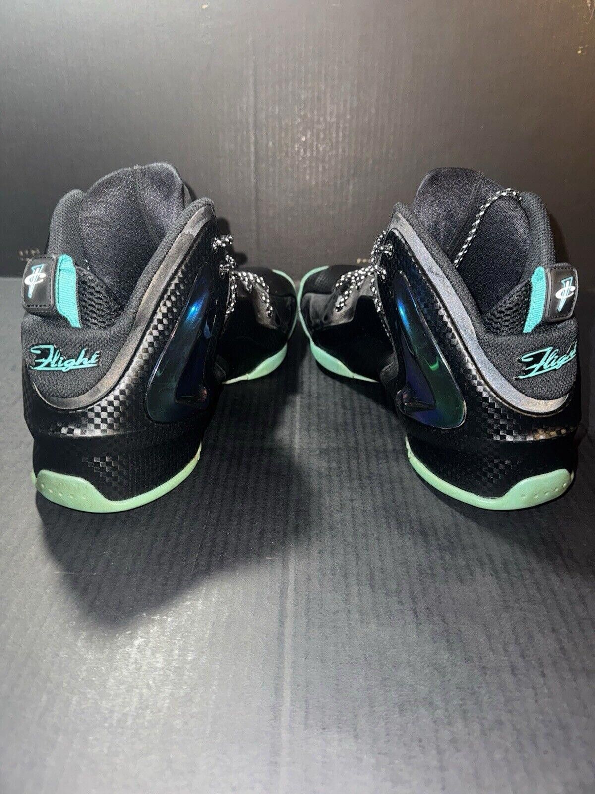 Nike Nike Men's Lil Penny Posite Black Jade 630999-002 Sz 11.5 Size US 11.5 / EU 44-45 - 6 Thumbnail