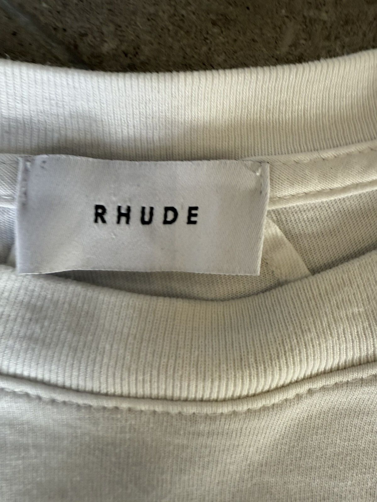 Rhude RHUDE SIDE LOGO OVERSIZED TEE Size US XL / EU 56 / 4 - 4 Thumbnail