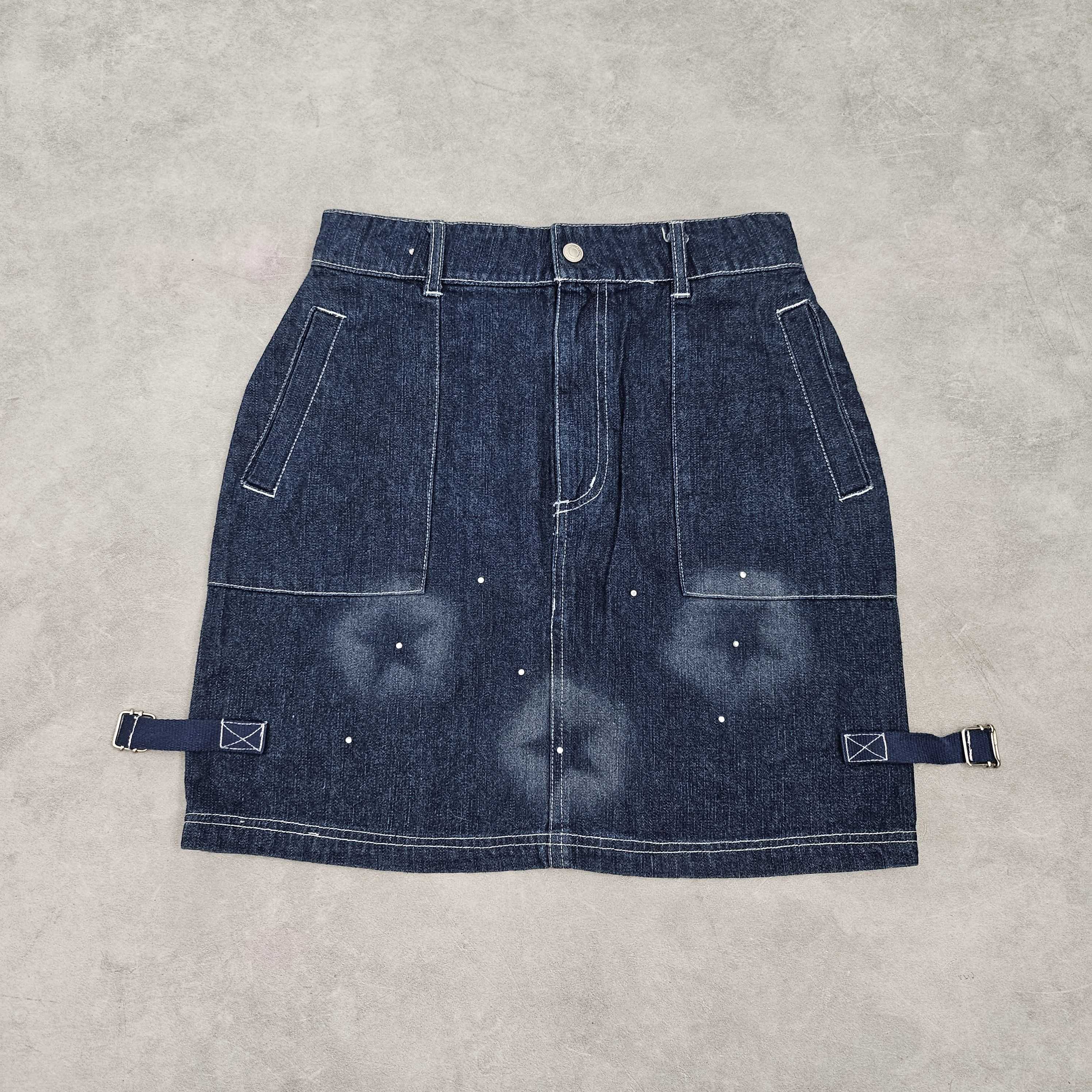Japanese Brand Star pattern vintage y2k mini skirt Size 26" / US 2 / IT 38 - 1 Thumbnail