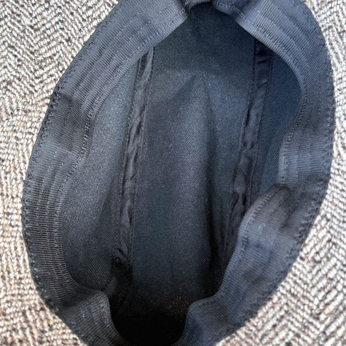 Vintage Vintage Herringbone Tweed Bucket Hat – Classic Wool Size ONE SIZE - 6 Thumbnail