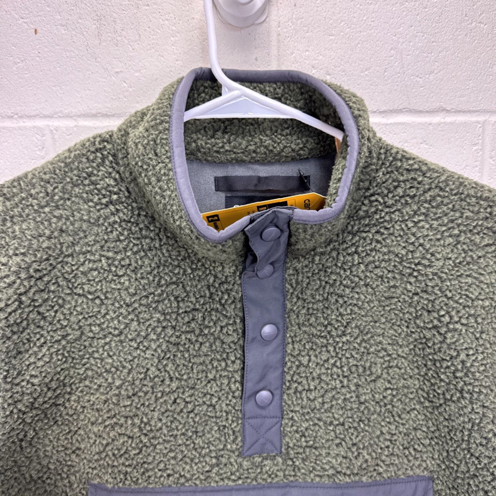 Carhartt Carhartt Men’s Relaxed Fit Fleece Pullover Sweater 0J4991 Green Large New Size US L / EU 52-54 / 3 - 4 Thumbnail