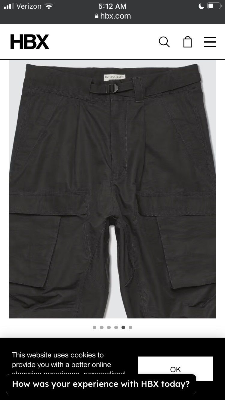 Bottega Veneta SS20 CARGO PANTS NYLON SKI BLACK 34 50 Size US 34 / EU 50 - 3 Thumbnail
