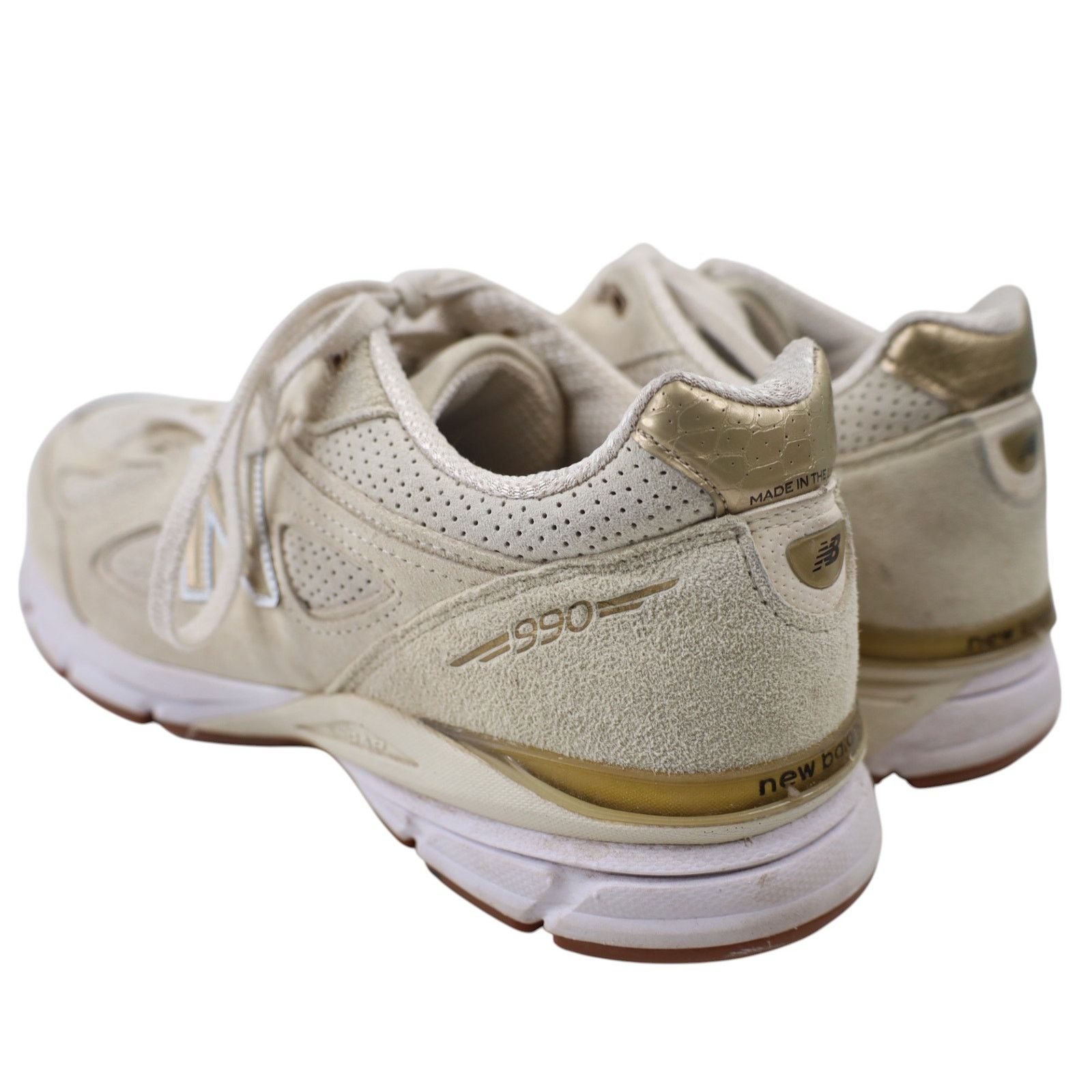 New Balance New Balance 990v4 Angora Sneakers Size US 12 / EU 45 - 4 Thumbnail