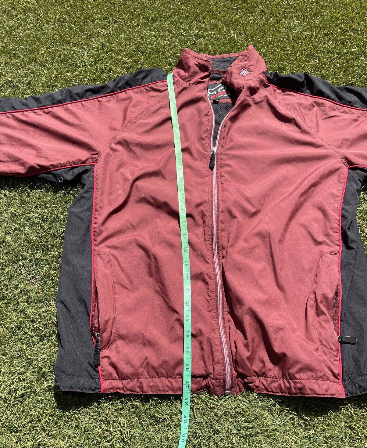 Fox Racing Vintage 2000s Fox racing red windbreaker jacket men’s L Size US L / EU 52-54 / 3 - 5 Thumbnail
