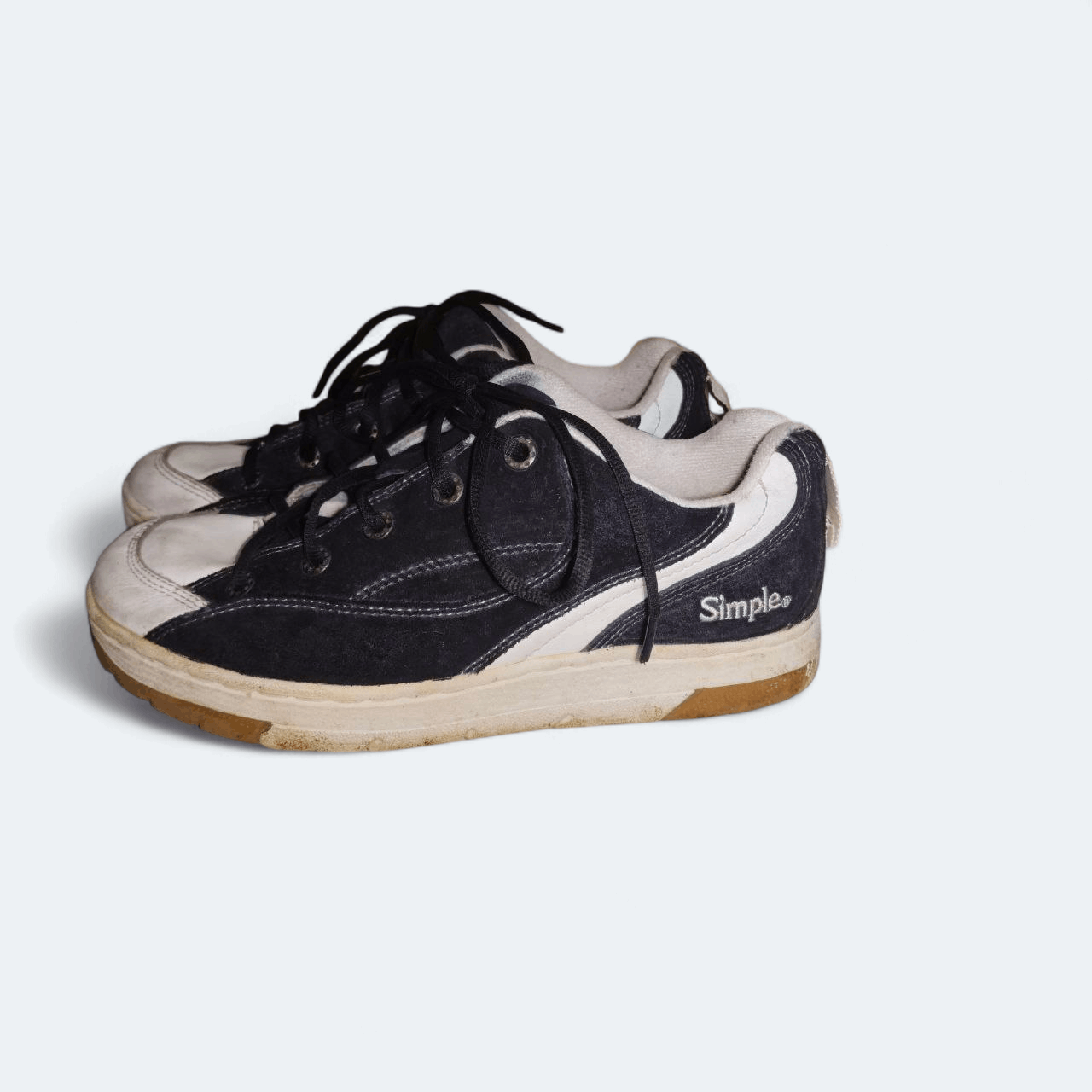 SIMPLE PROJECT × Simple Shoes × eS Simple Vintage Skate Shoes ( The Ditch)1997 Size US 9 / EU 42 - 2 Thumbnail
