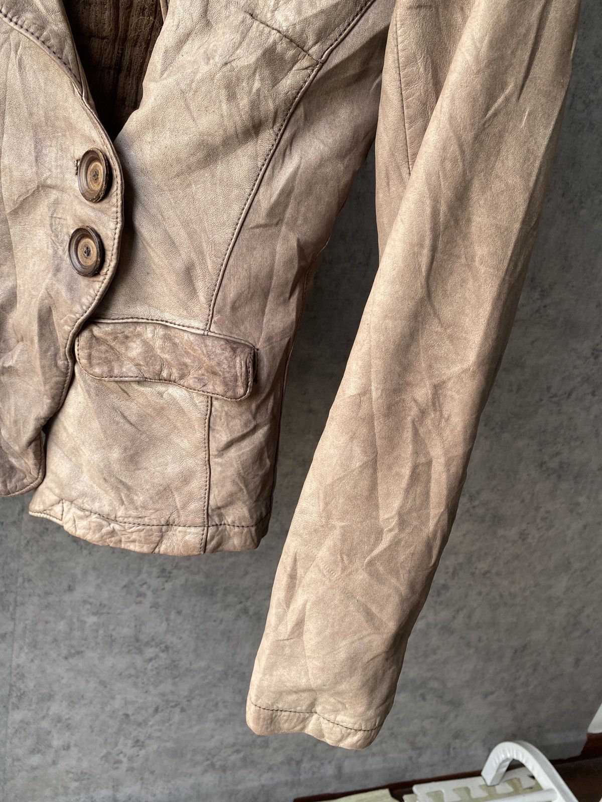 Giorgio Brato Giorgio Brato Italy Vera Pelle Leather Jacket Size S / US 4 / IT 40 - 12 Thumbnail