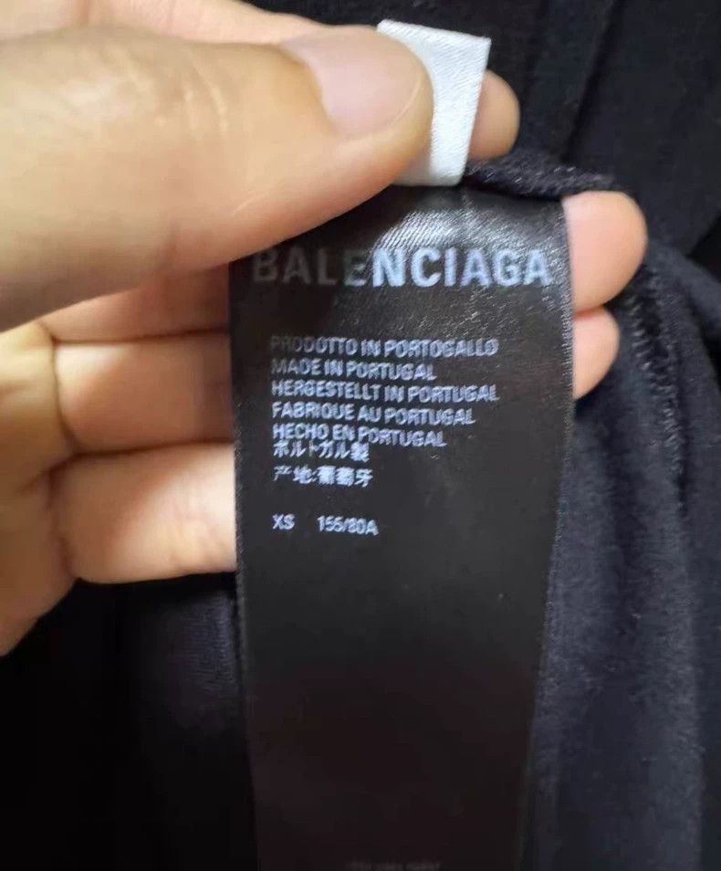 Balenciaga Balenciaga Embroidered slogan crew neck loose short sleeve Size US XS / EU 42 / 0 - 5 Thumbnail