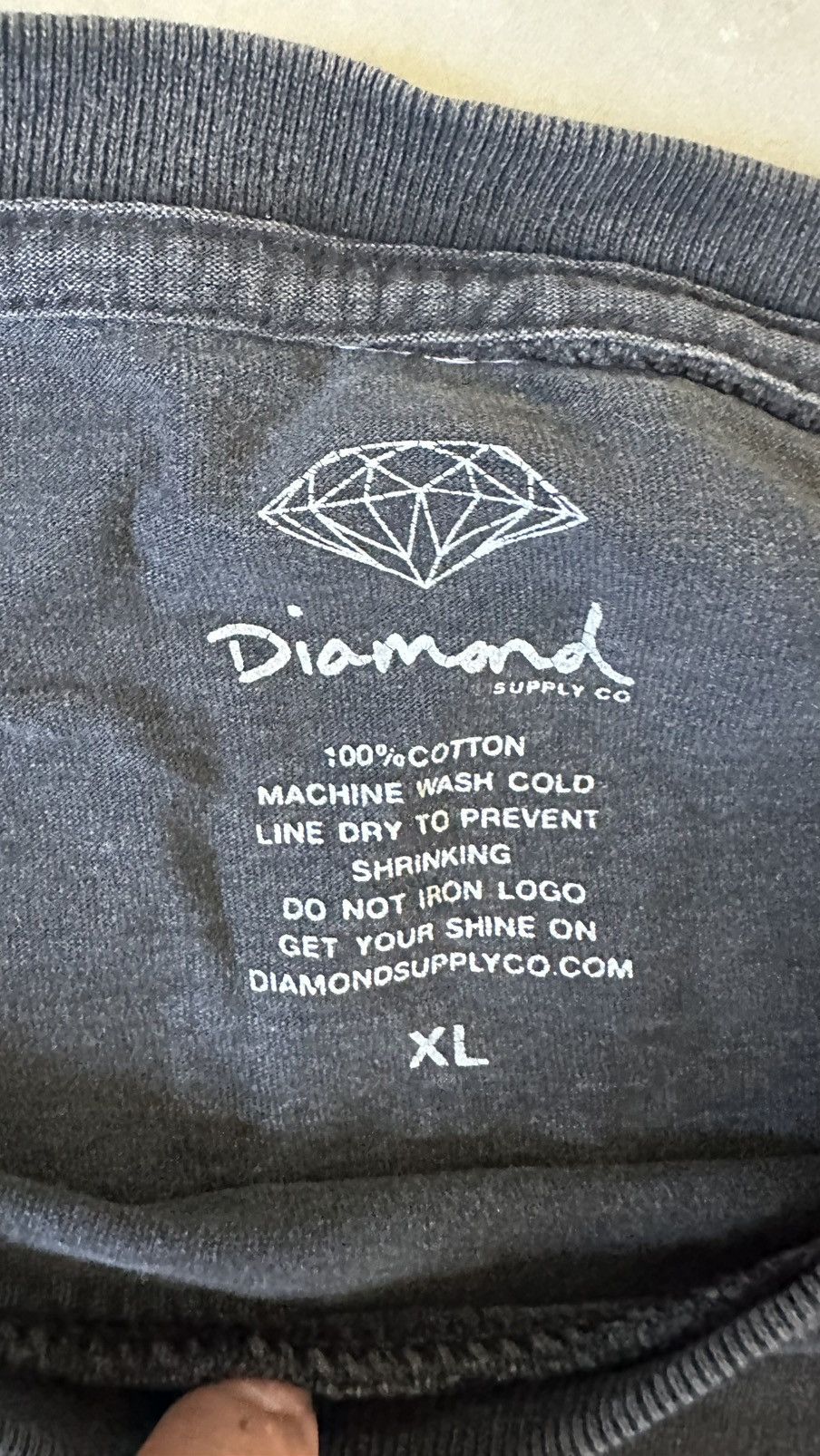Diamond Supply Co. DIAMOND BOX LOGO TEE WELL FADED Size US XXL / EU 58 / 5 - 5 Thumbnail