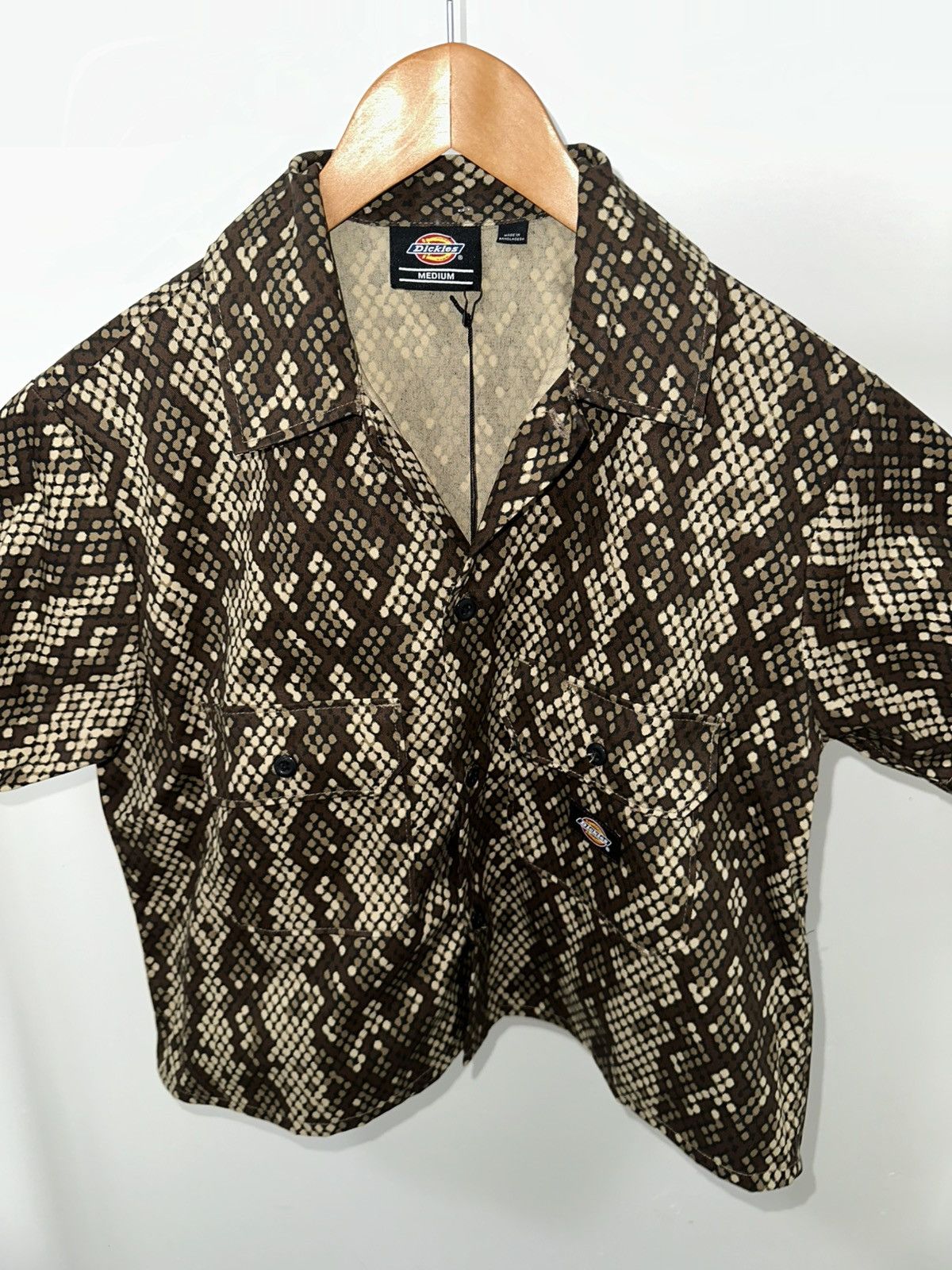 Dickies Dickies brown camden snake print crop twill top size M Size M / US 6-8 / IT 42-44 - 3 Thumbnail