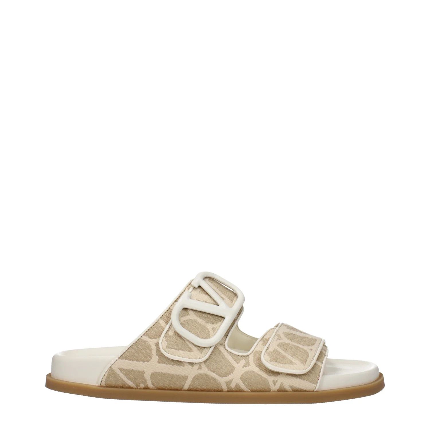 Valentino ob1o1e1224 Fabric Slippers in Beige/Natural Size US 6.5 / IT 36.5 - 1 Thumbnail