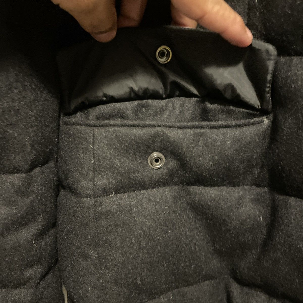 Polo Ralph Lauren × Ralph Lauren × Ralph Lauren Black Label Ralph Lauren RL Black Label Wool Down Jacket Hooded Size XL Size US XL / EU 56 / 4 - 5 Thumbnail