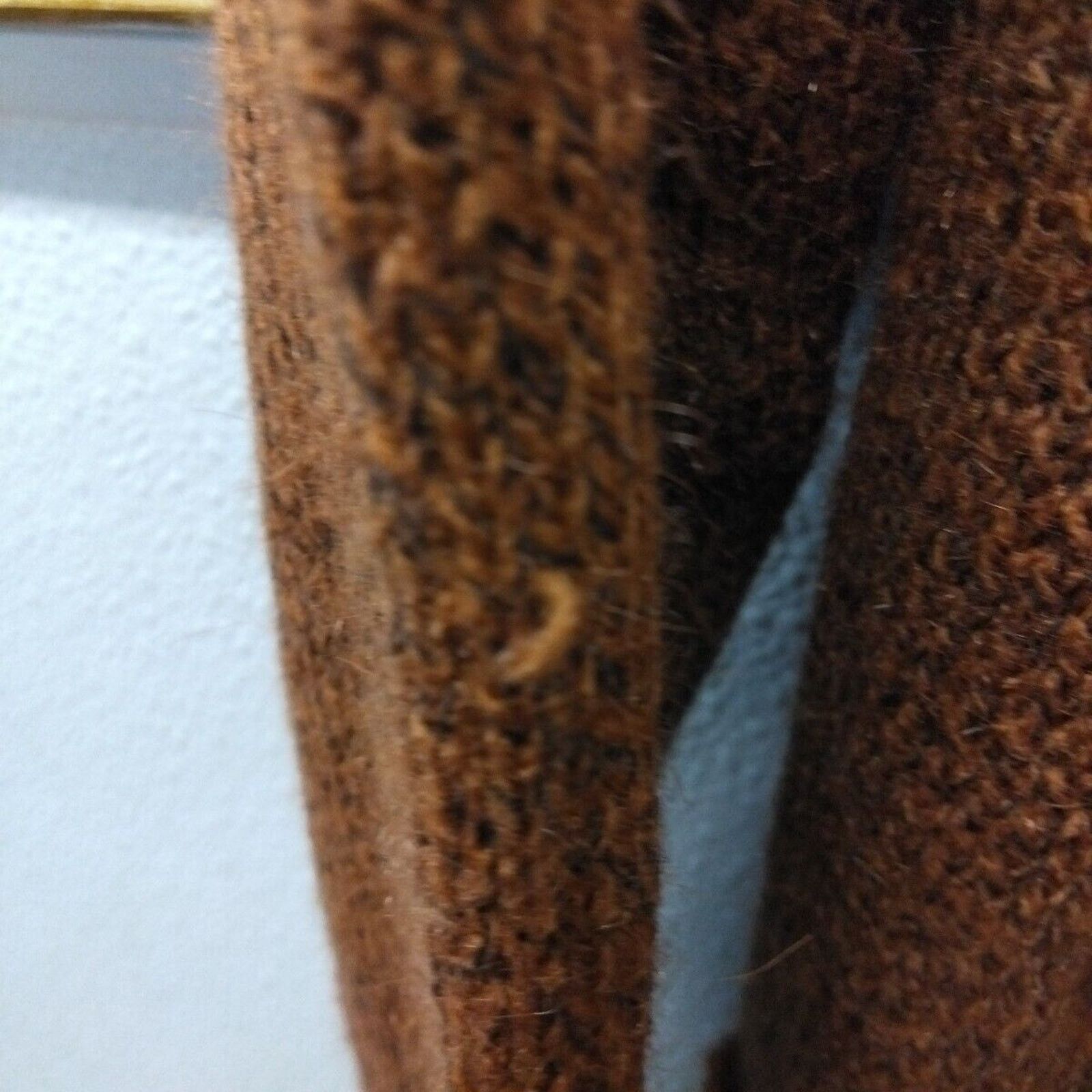 Other Love Tree Sweater Cardigan Terracotta Brown Open Small Size S / US 4 / IT 40 - 4 Thumbnail