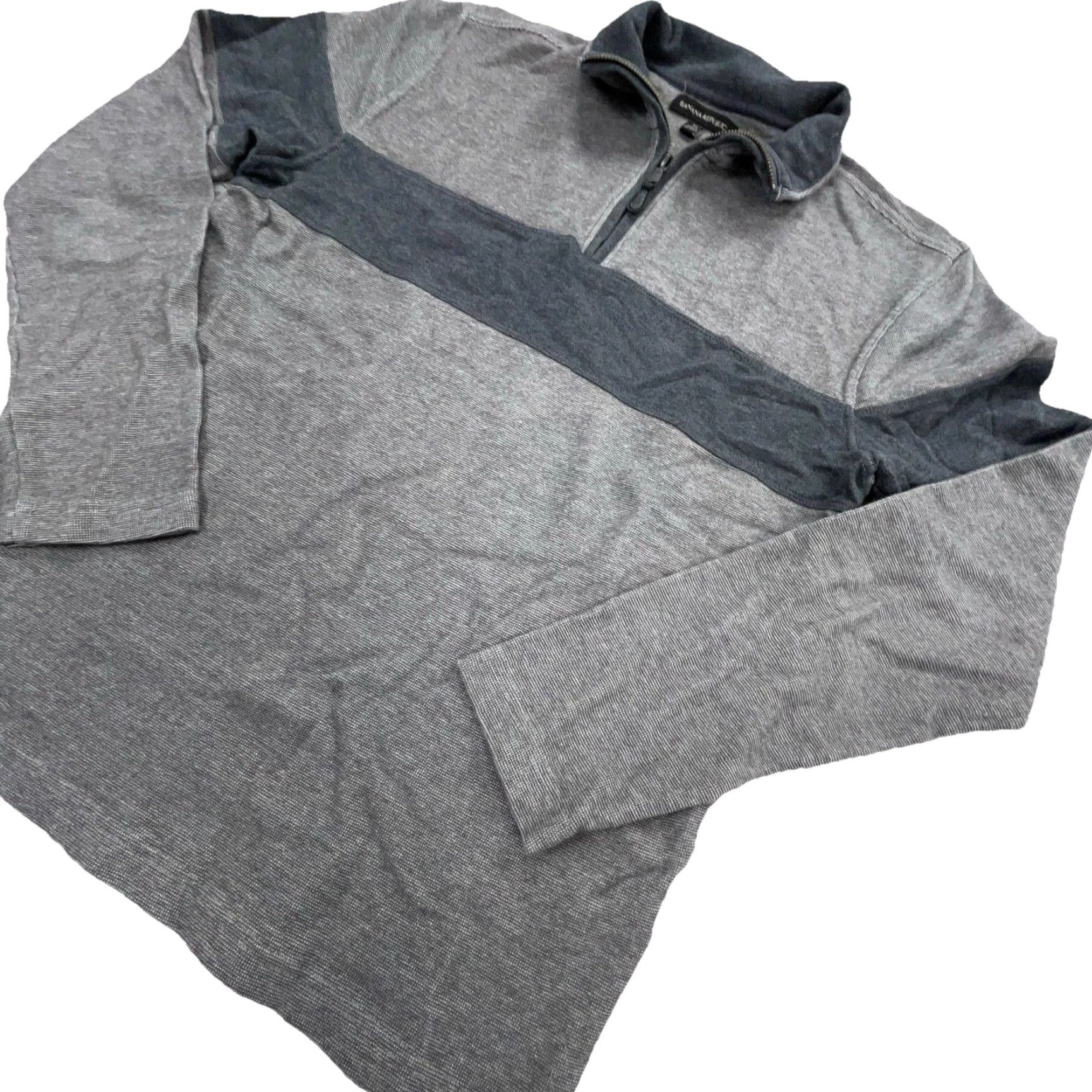 Banana Republic Banana Republic Men’s Pullover Sweater Medium Gray 1/4 Zip Casual Lightweight Fall Winter Size US M / EU 48-50 / 2 - 4 Thumbnail
