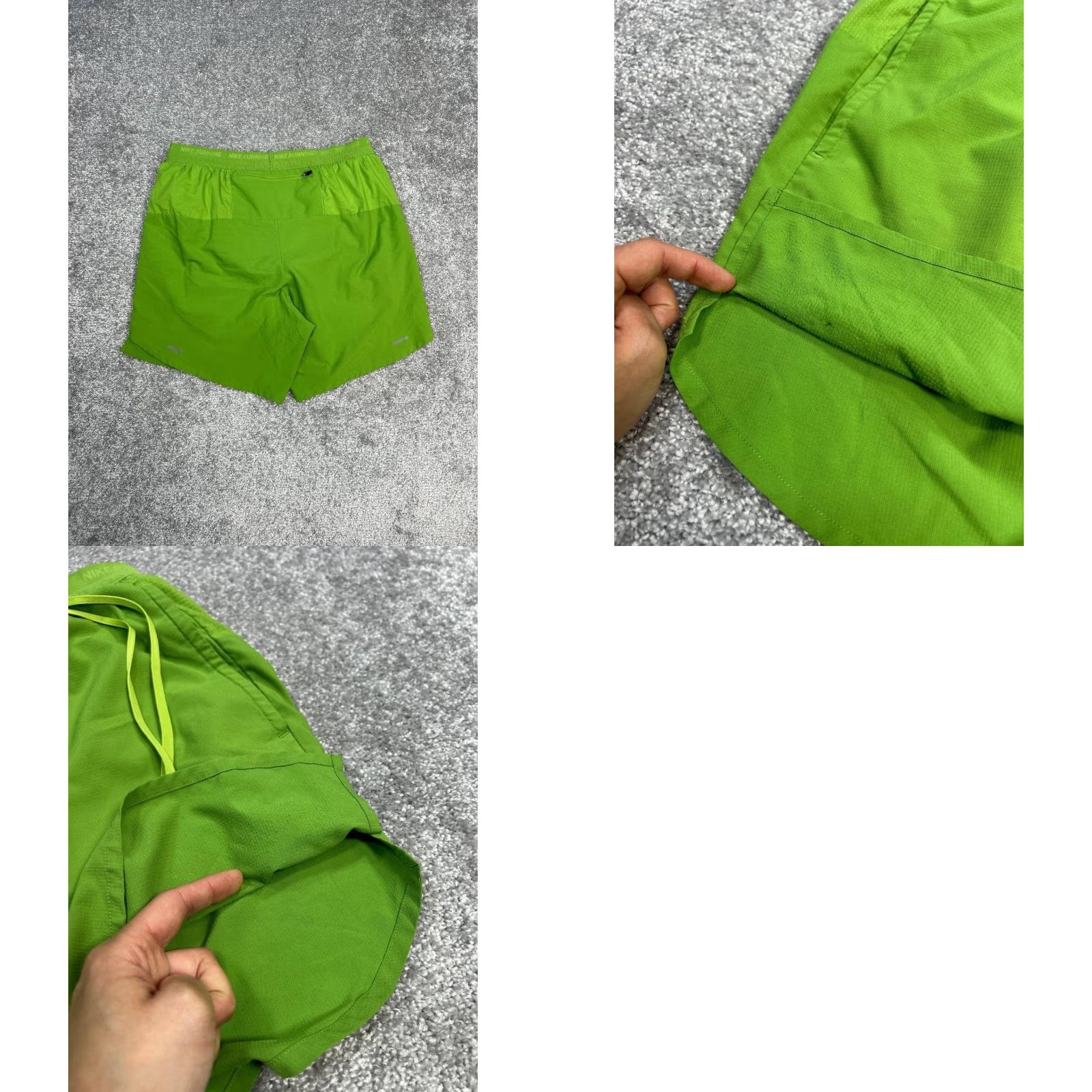 Nike Nike Shorts Womens M Green Lightweight Ripstop Athletic Cross Training Gym Running Ladies Medium Green Nike Short? Size 32" / US 10 / IT 46 - 8 Thumbnail