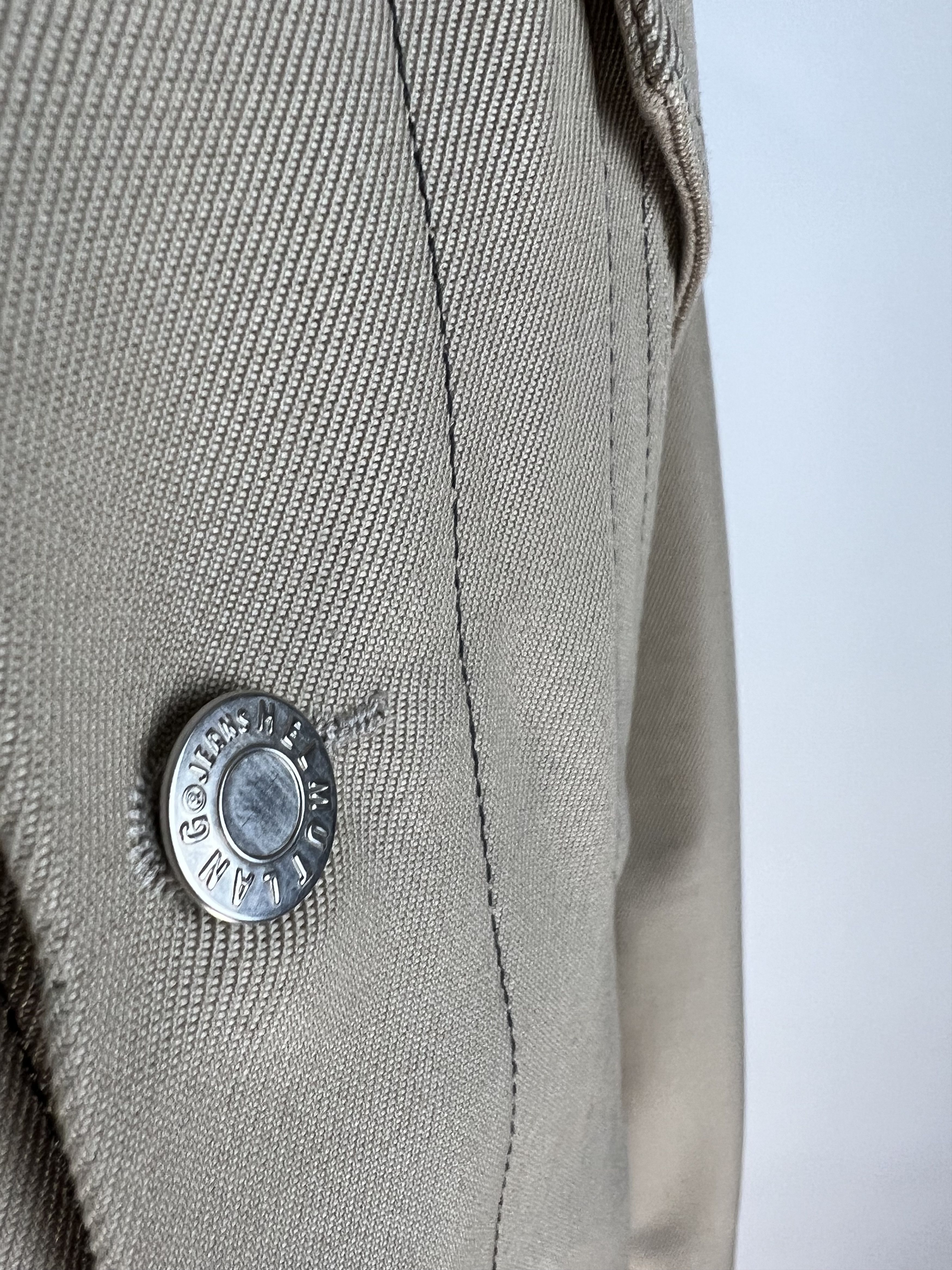 Helmut Lang Helmut Lang Women's Beige Denim Jacket Size L Size M / US 6-8 / IT 42-44 - 6 Thumbnail