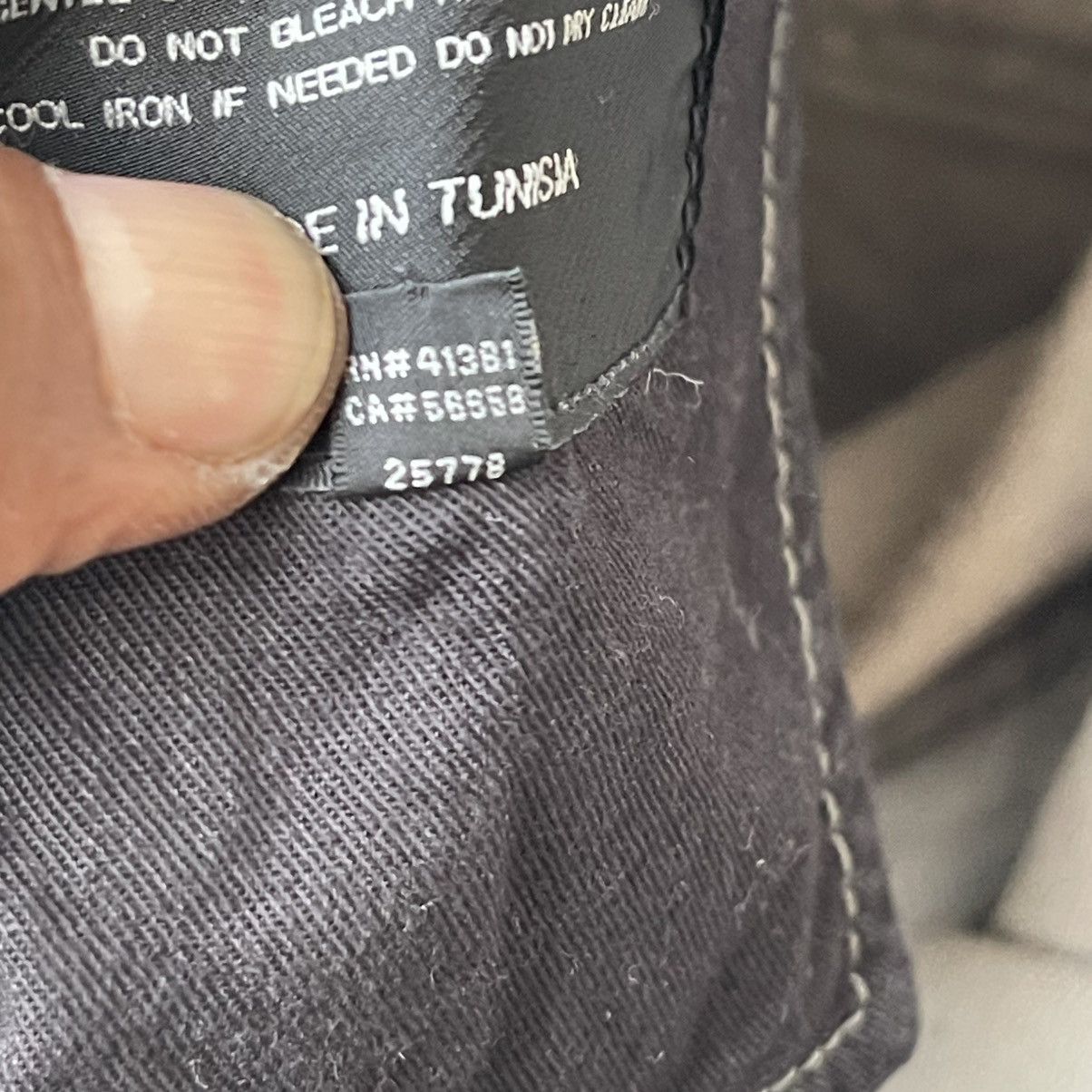 Ralph Lauren Archival Ralph Lauren Straight Fit Coated Cotton Trousers Size US 32 / EU 48 - 21 Thumbnail