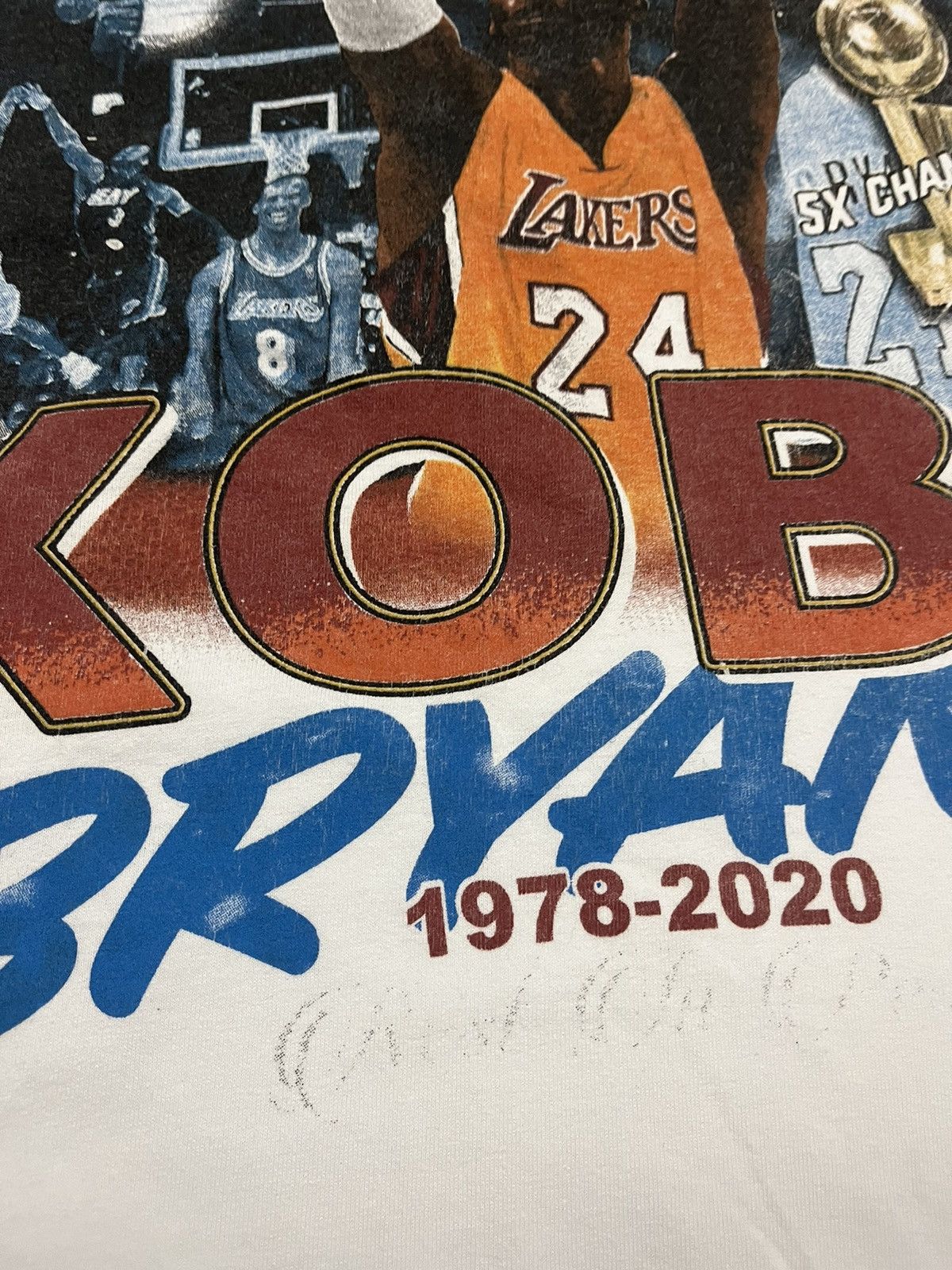 NBA MCDOWELLS RIP KOBE TEE VINTAGE supreme stussy nike fuct Size US XL / EU 56 / 4 - 5 Thumbnail