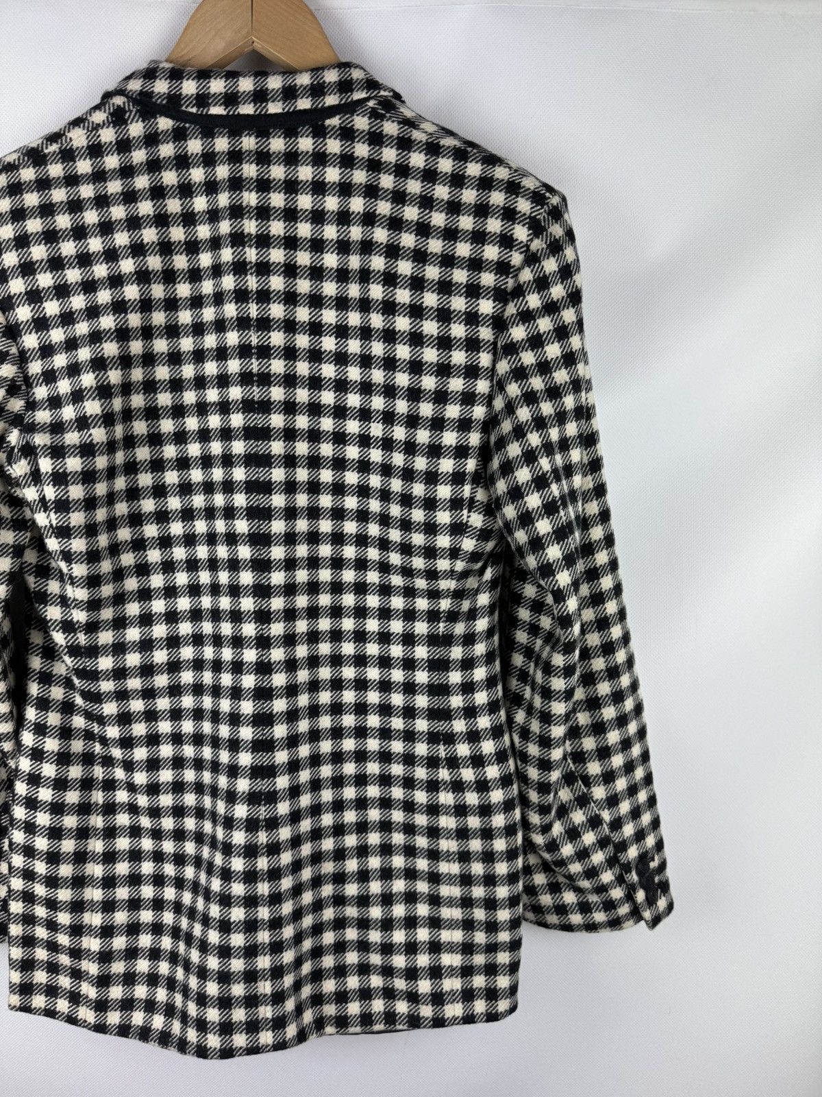 Salvatore Ferragamo Salvatore Ferragamo VTG Plaid Wool Cashmere Blazer Jacket Size M / US 6-8 / IT 42-44 - 17 Thumbnail