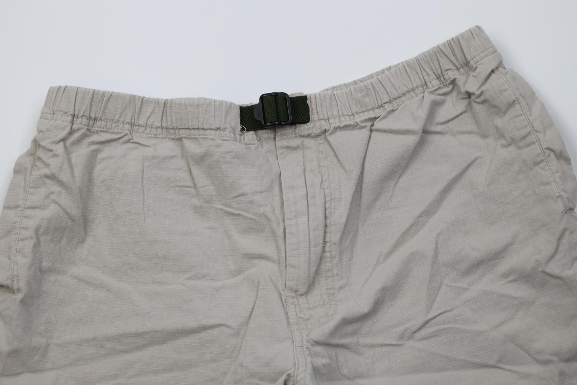 Gap Vintage Y2K 2001 Gap Belted Ripstop Above Knee Shorts Beige Size US 34 / EU 50 - 2 Thumbnail