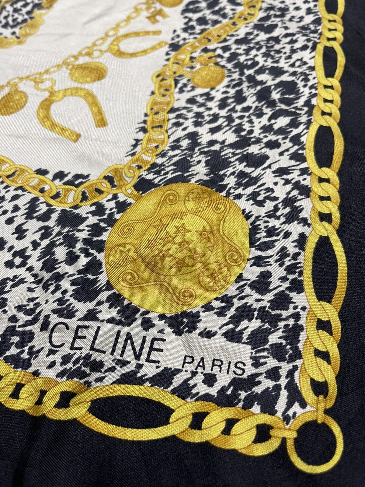 Celine Celine Silk Scarf Size ONE SIZE - 5 Thumbnail