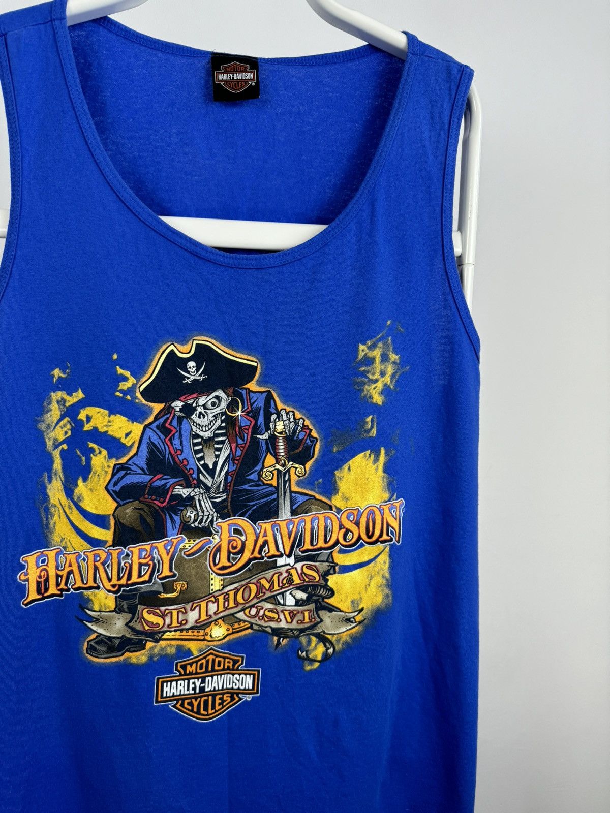 Harley Davidson Harley Davidson Vest Tshirt Overprinted Blackbeard’s Revenge Size US XXL / EU 58 / 5 - 3 Thumbnail