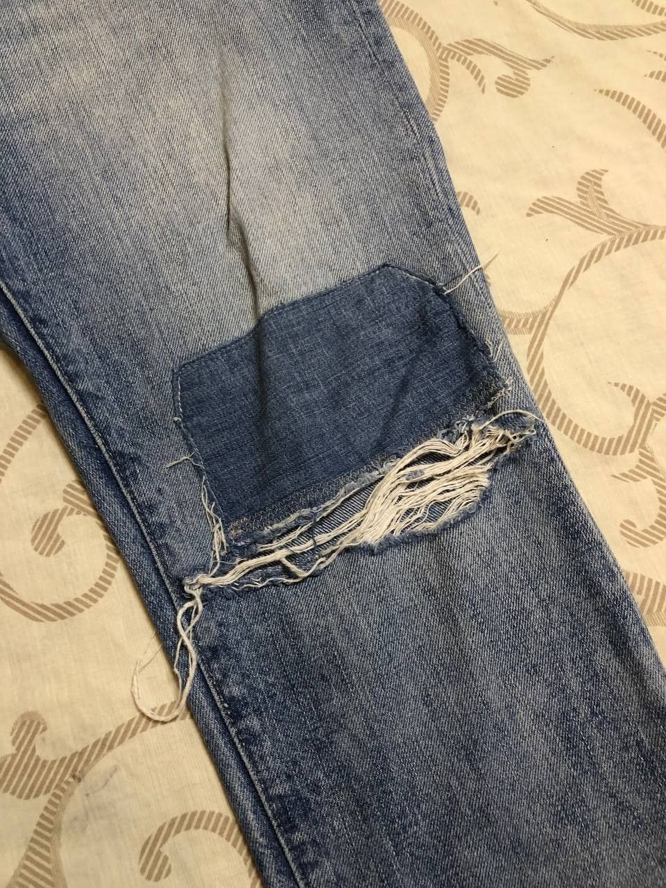 Polo Ralph Lauren Polo Ralph Lauren Vintage Straight Leg Denim distressed Size US 31 - 7 Thumbnail