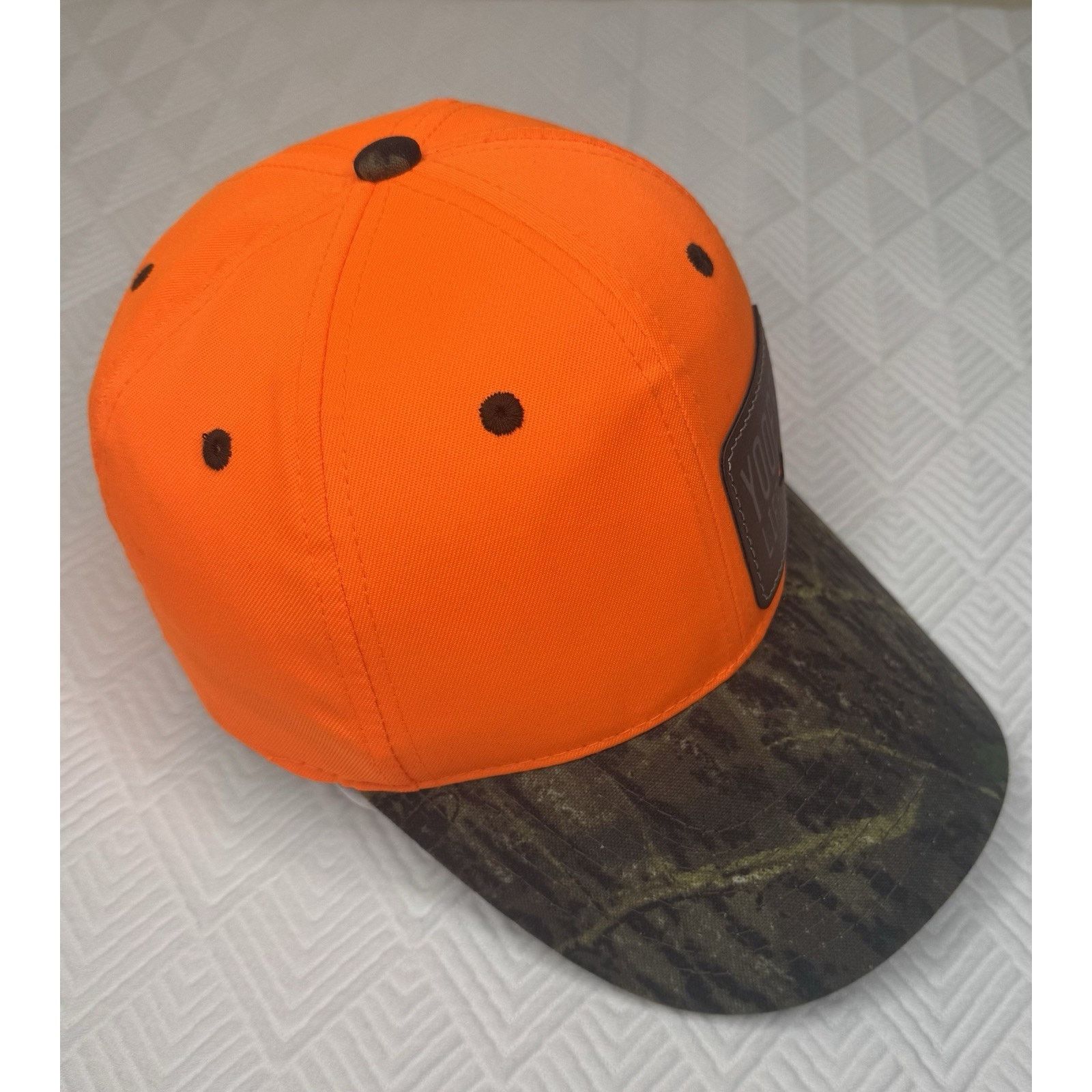 Port Authority YOOPER - Orange CAMO Hunting Fishing Hat Cap SnapBack - UP Size ONE SIZE - 3 Thumbnail