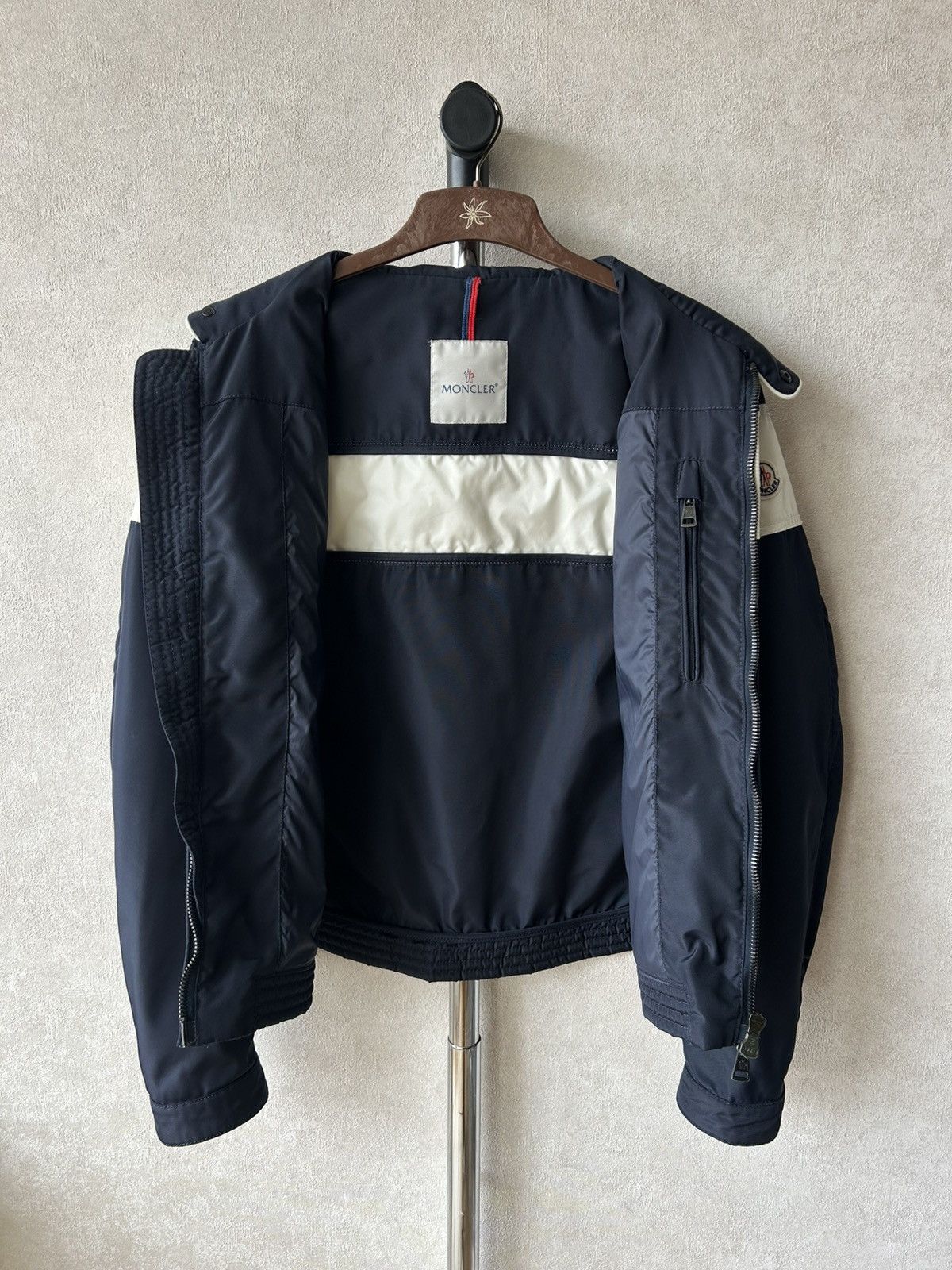 Moncler Vintage Moncler Light Moto Biker Jacket Size US M / EU 48-50 / 2 - 4 Thumbnail