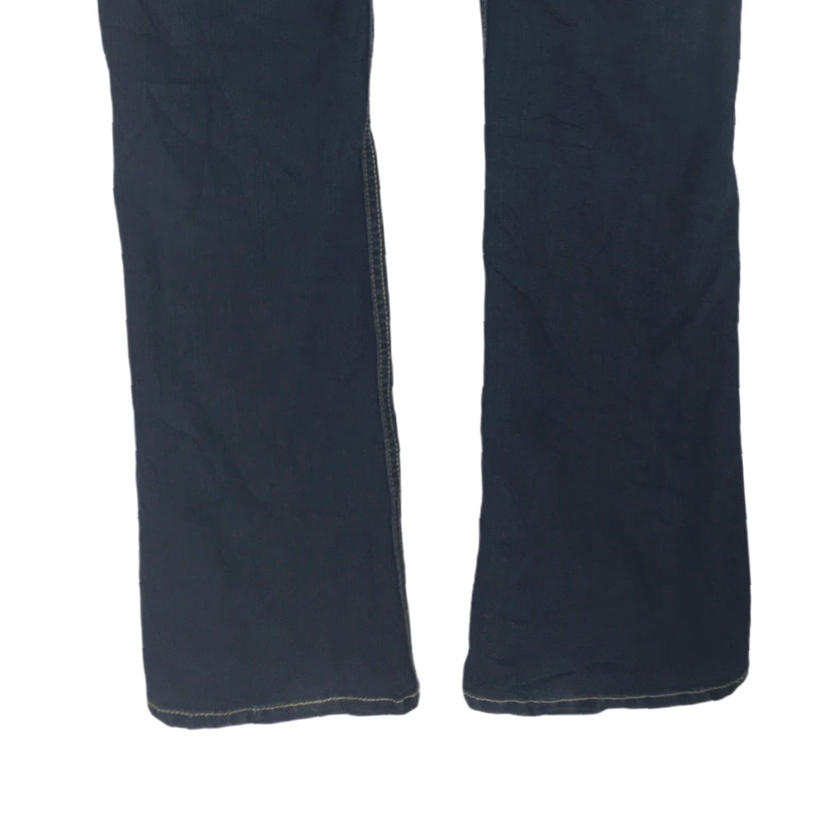 Jordache Jordache Women's Bootcut Jeans Size 4 Blue Denim Low Rise 32x32 Regular Fit Size 27" / US 4 / IT 40 - 7 Thumbnail