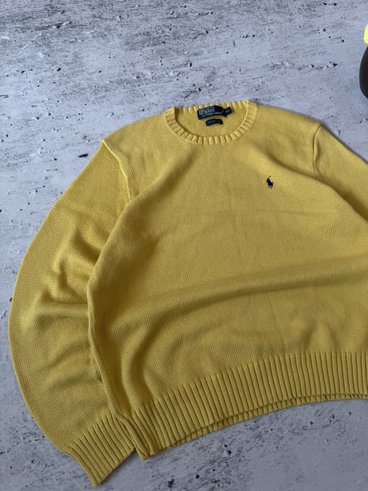 Polo Ralph Lauren × Vintage POLO RALPH LAUREN VINTAGE BASIC LOGO OVERSIZE BAGGY SWEATER Size US XL / EU 56 / 4 - 2 Thumbnail