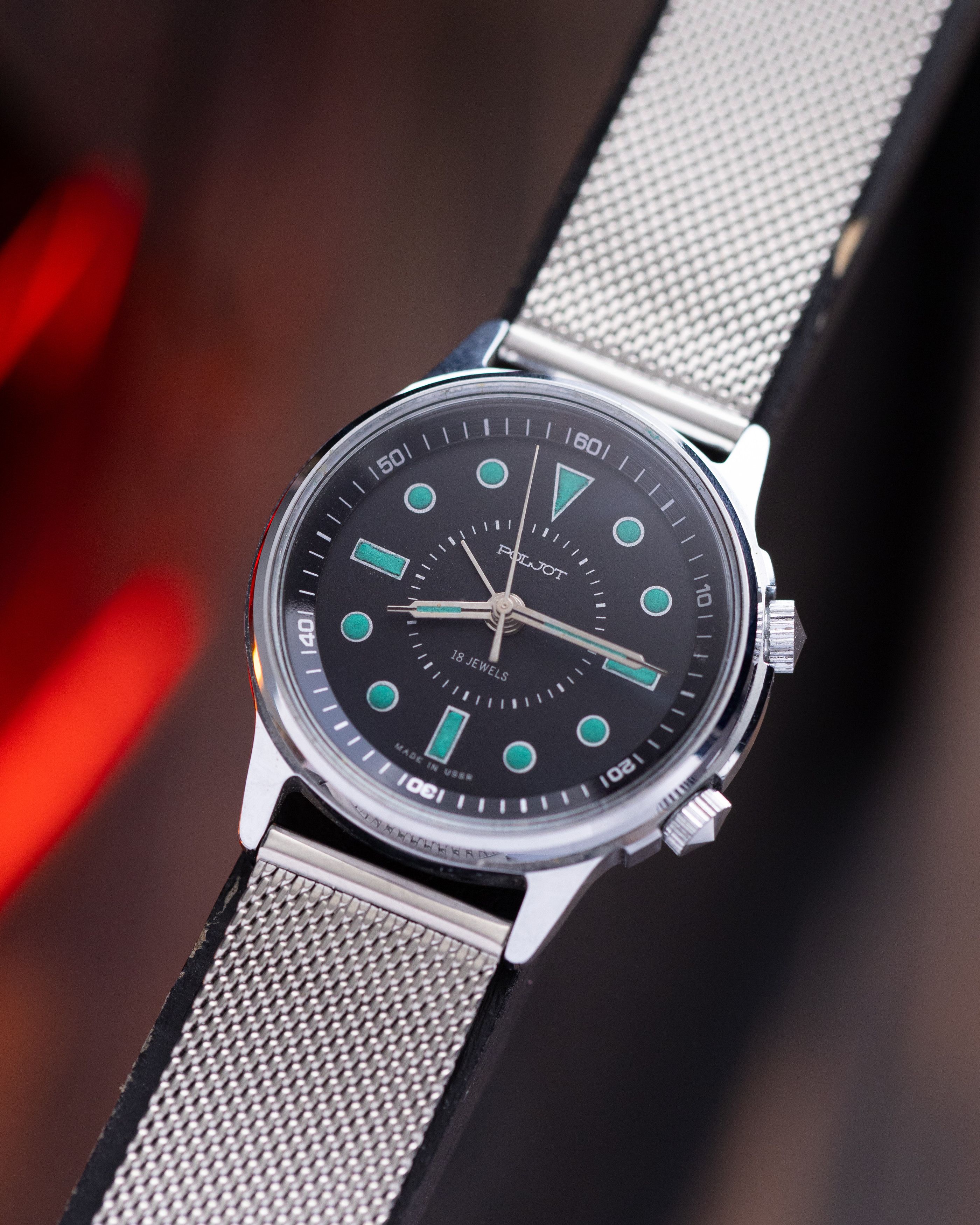 Other Poljot Signal (Alarm) Vintage Soviet Watch Size 36 - 6 Thumbnail
