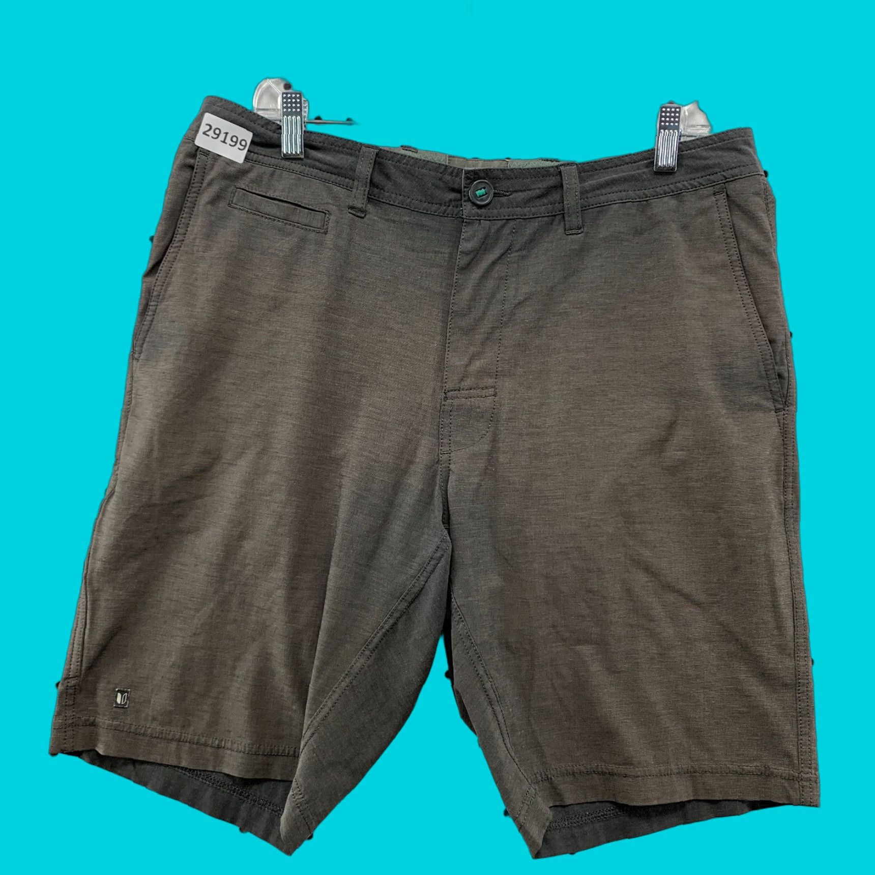 Vintage VINTAGE Linksoul Chino Pants Mens Size 34x10 Casual Distressed Flat Front Gray 90s Size US 34 / EU 50 - 1 Thumbnail