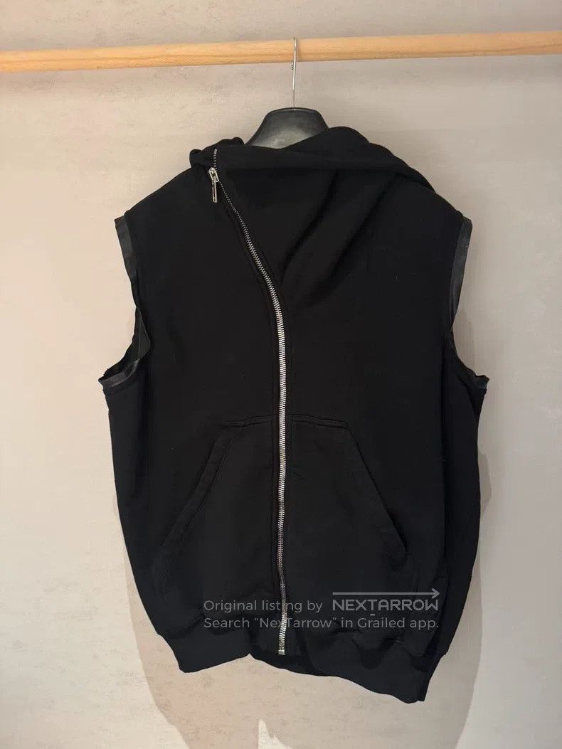 Rick Owens Rick Owens Wizard Hat Fleece Thick Leather Sleeve Vest Size US L / EU 52-54 / 3 - 1 Thumbnail