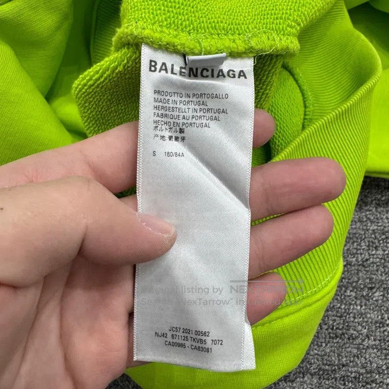 Balenciaga Balenciaga Embroidered Letter Hoodie Size US S / EU 44-46 / 1 - 3 Thumbnail