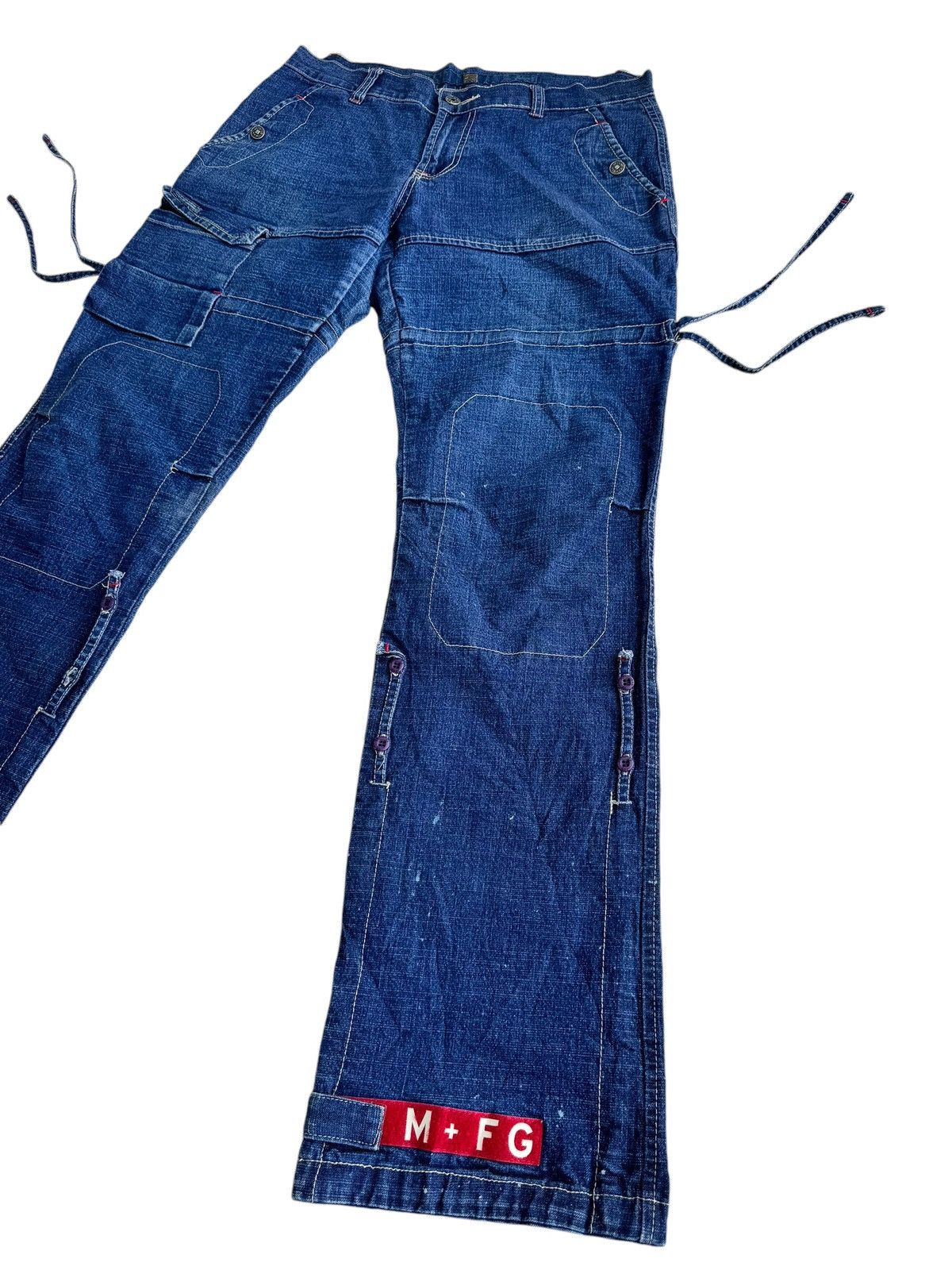 Marithe + Francois Girbaud Japanese Brand Marith Francois Gilbaud Jeans Size US 32 / EU 48 - 3 Thumbnail