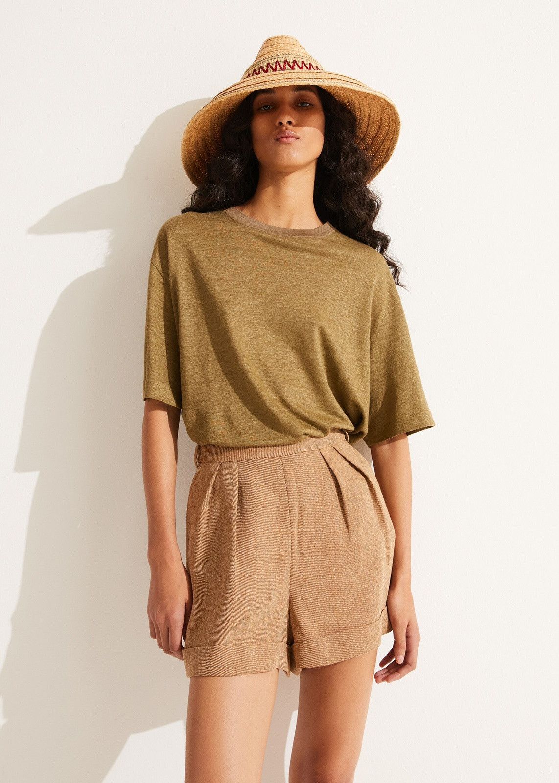 Loro Piana o1srvl11e1224 Gargano T-Shirt in Olive Green Size L / US 10 / IT 46 - 5 Thumbnail