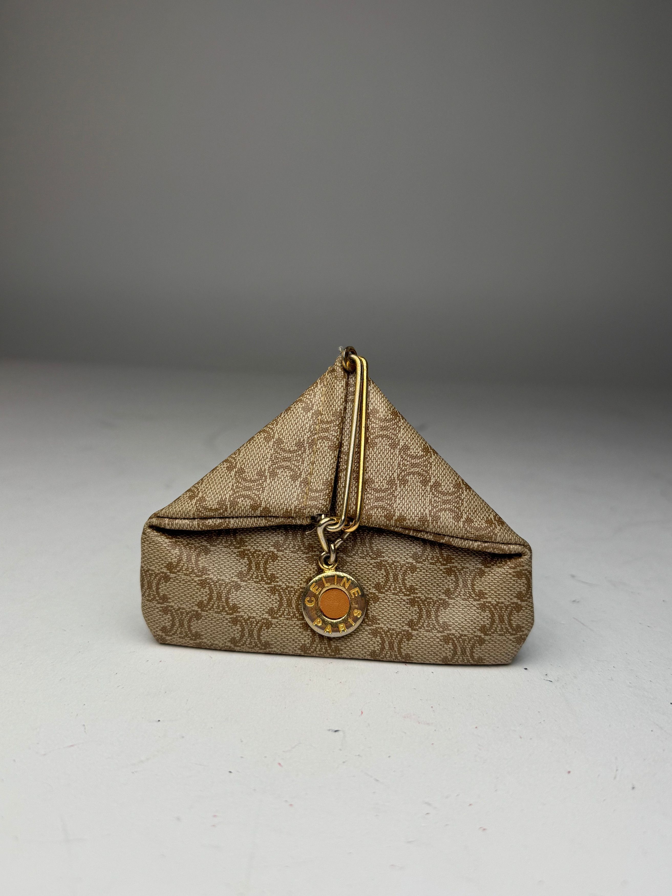Other Vintage Celine Paris Leather Purse/Card Holder beige brown Size ONE SIZE - 1 Thumbnail