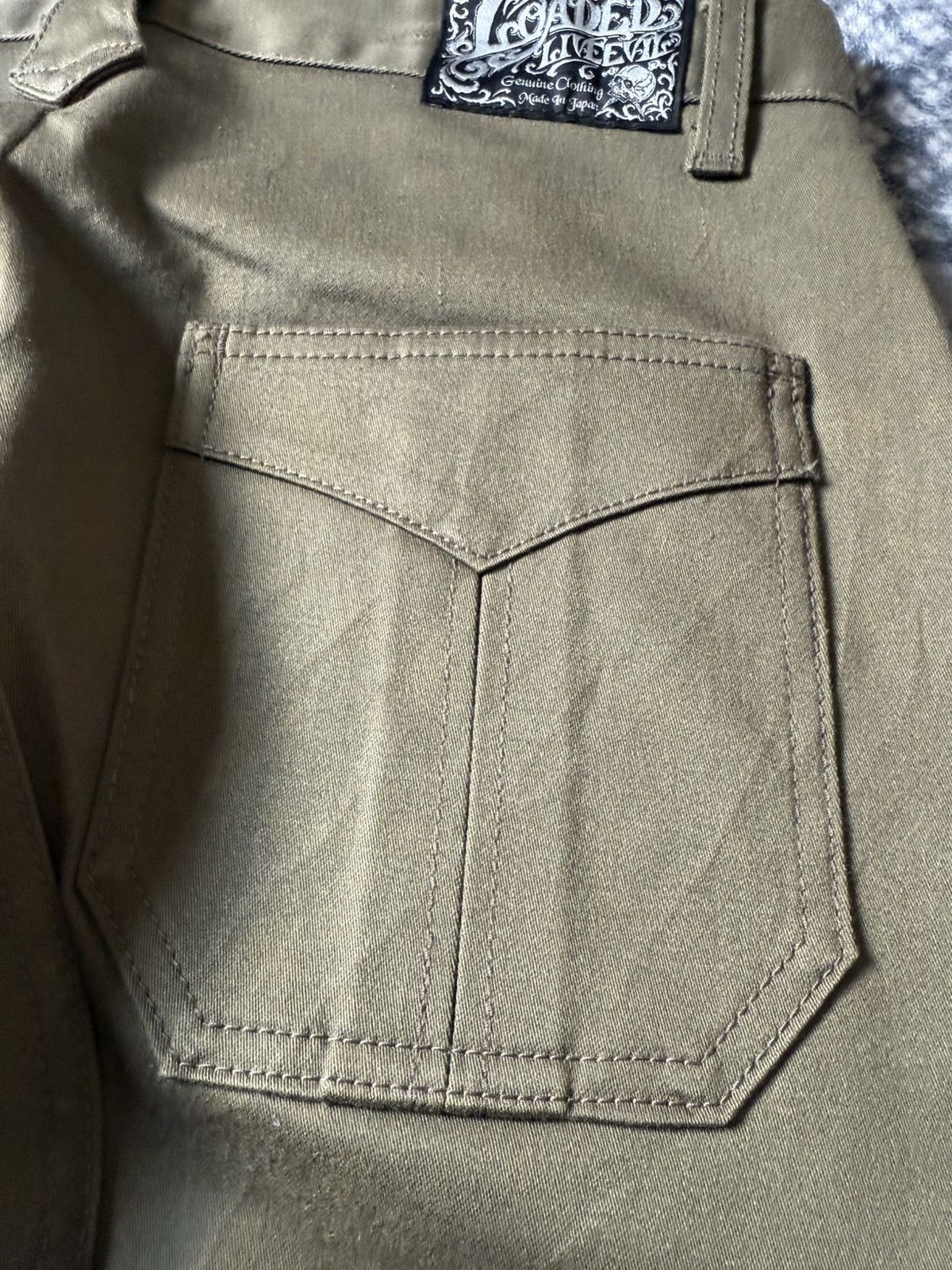 Hysteric Glamour × Japanese Brand Loaded Live Evil Flared Zip Up Ankle Cargo Pants Japan Made Size US 30 / EU 46 - 18 Thumbnail