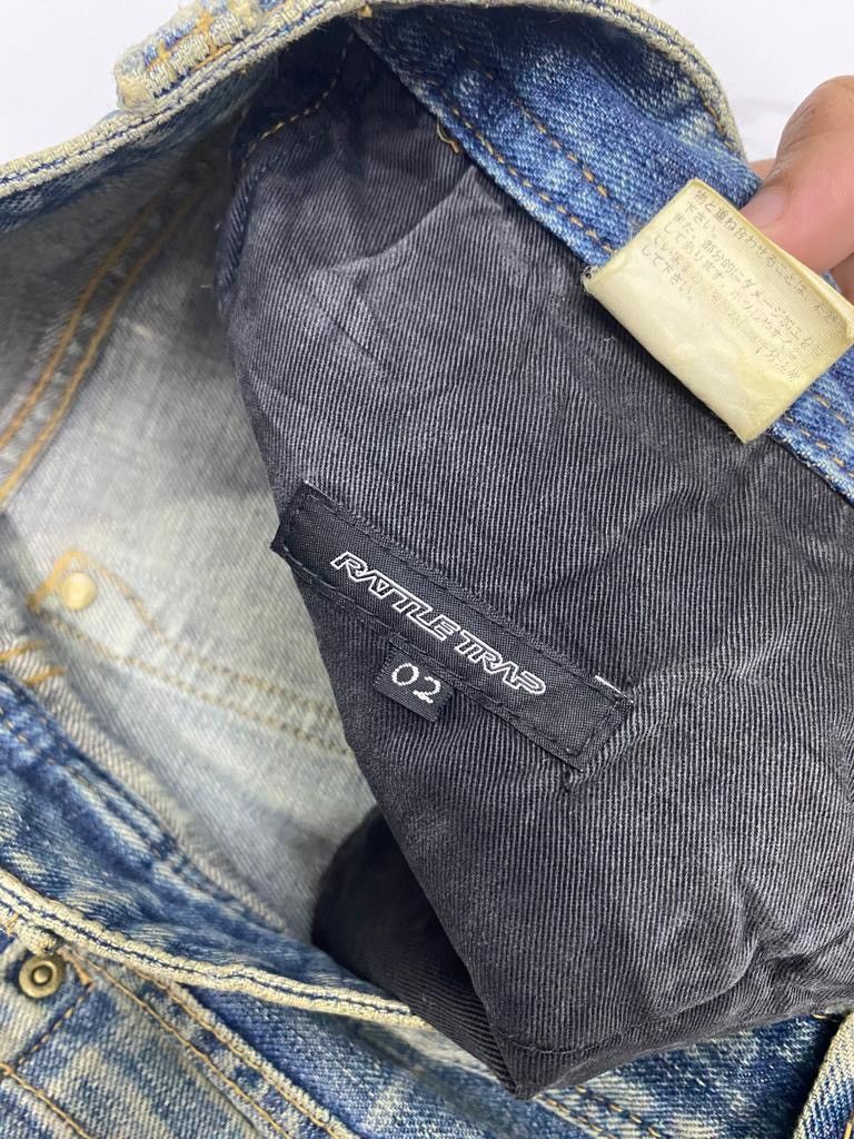 Hysteric Glamour × Le Grande Bleu (L.G.B.) × Tornado Mart 🔥RATTLE TRAP LIGHTENING DISTRESS DENIM JEANS Size US 32 / EU 48 - 8 Thumbnail