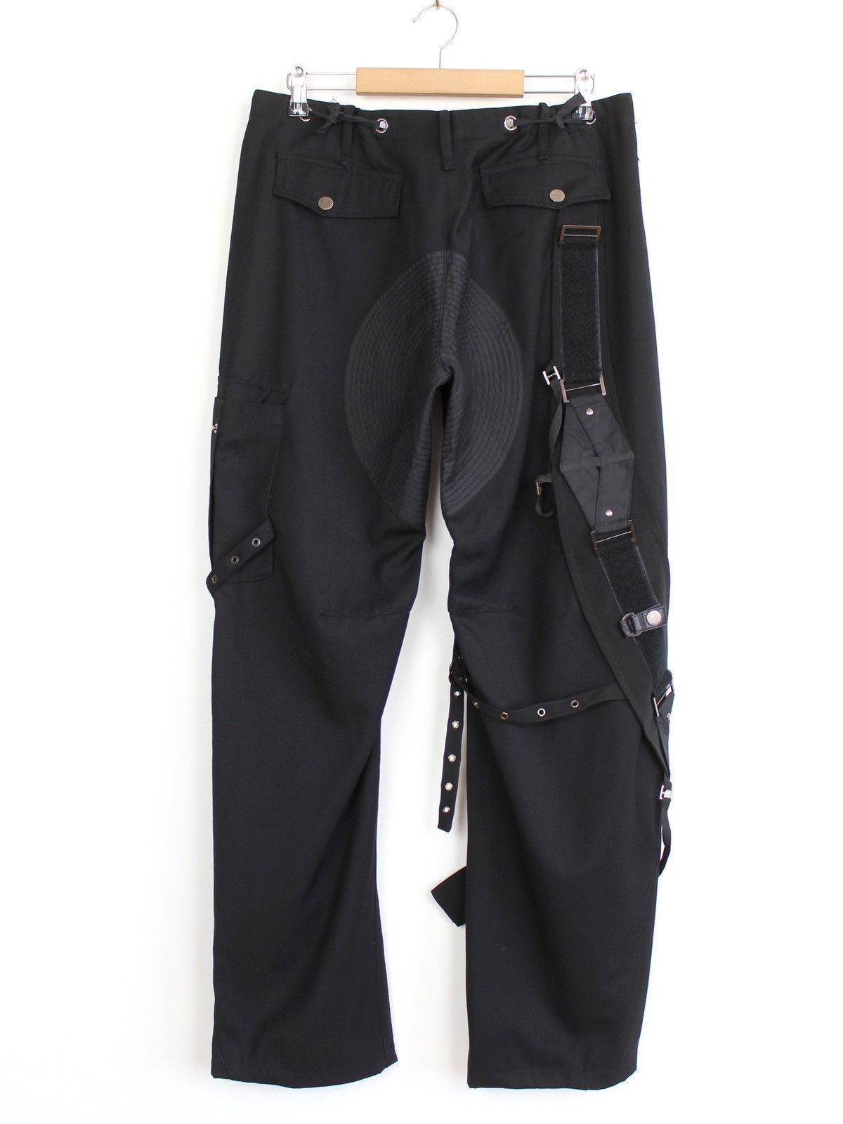 Vintage GX-2 Paris Designer Parachute Bondage Strap Pants Size 32" / US 10 / IT 46 - 4 Thumbnail