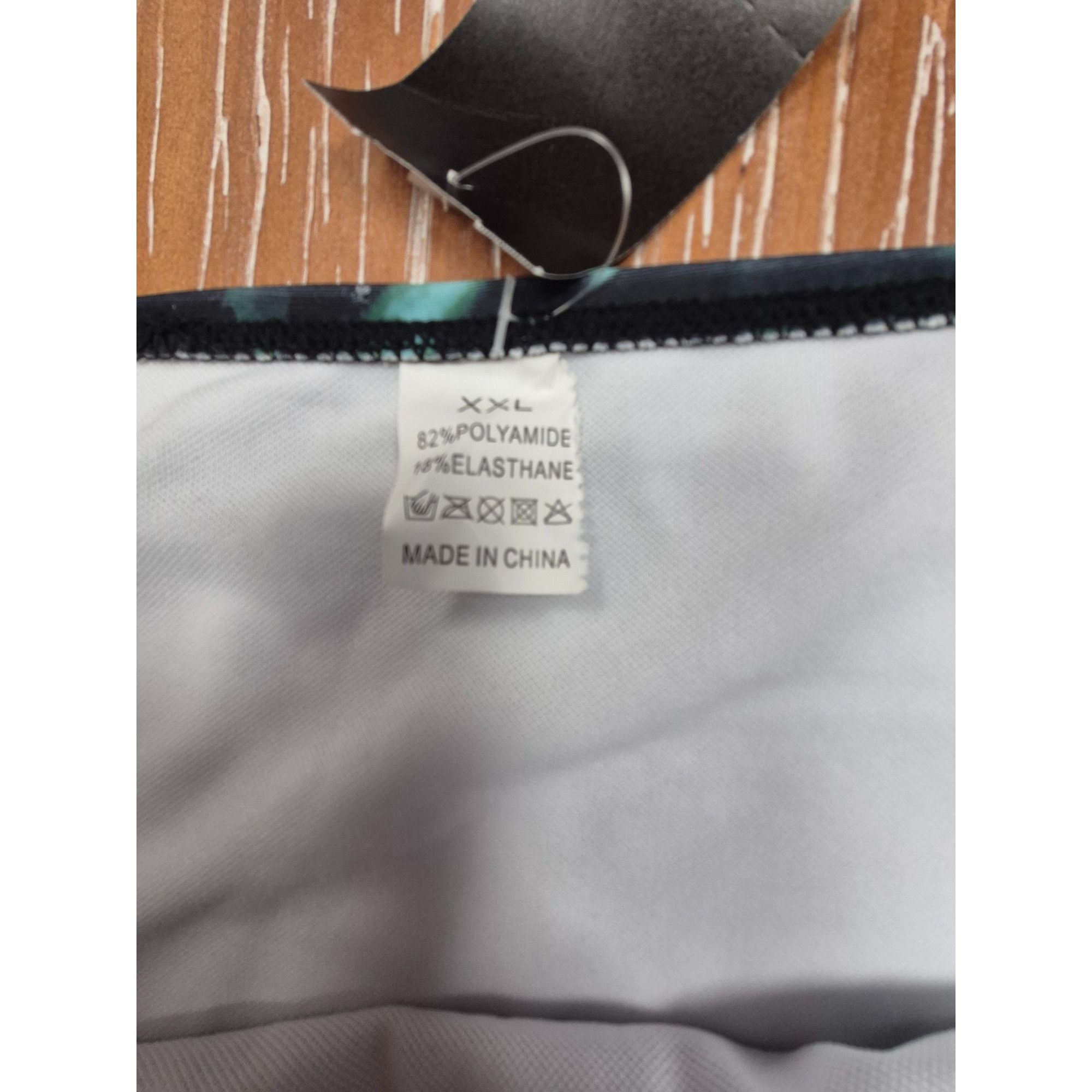 Other Tropical Leaf High-Waisted Bikini Bottoms XXL Polyamide & El Size ONE SIZE - 2 Thumbnail